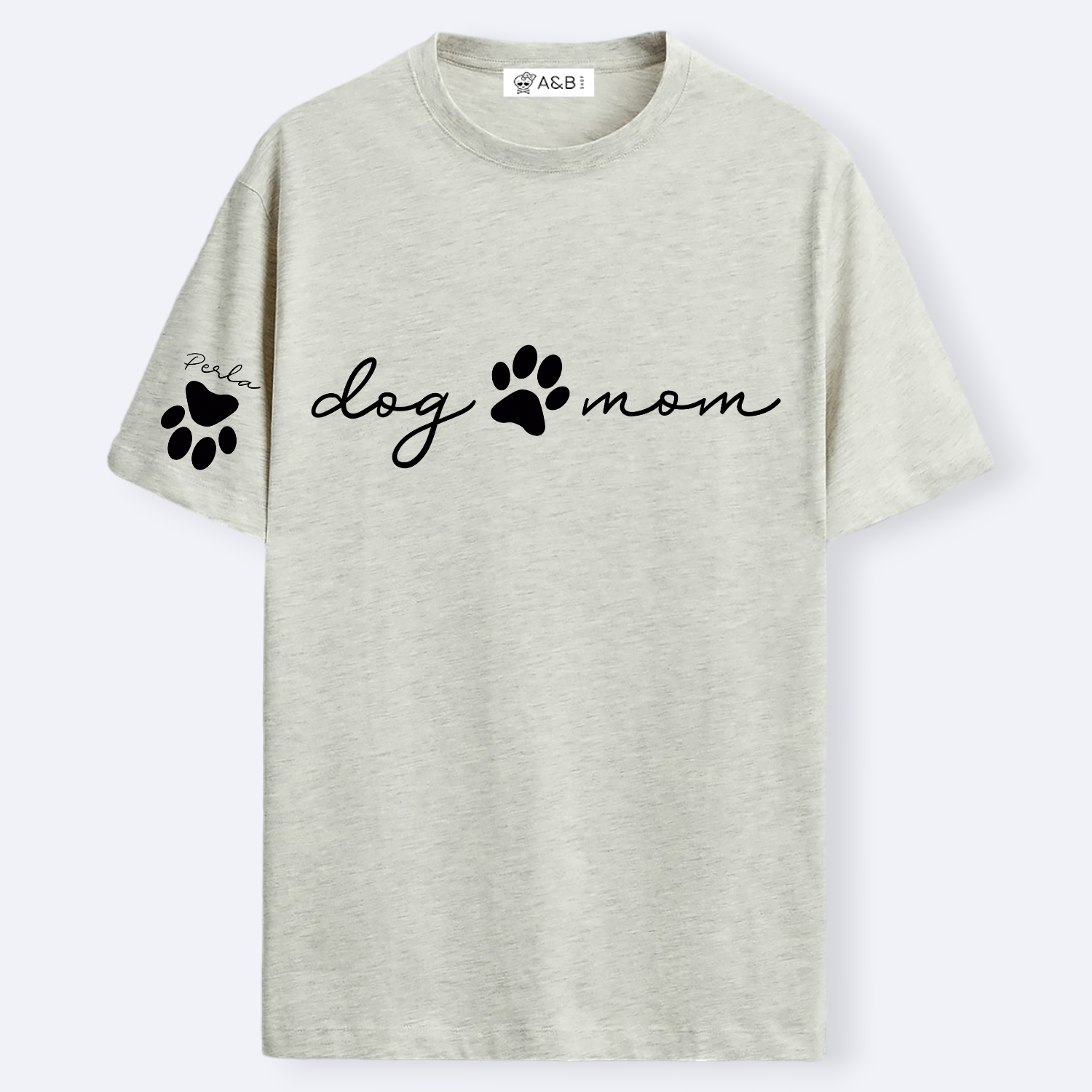 Camiseta Dog Mom Huella