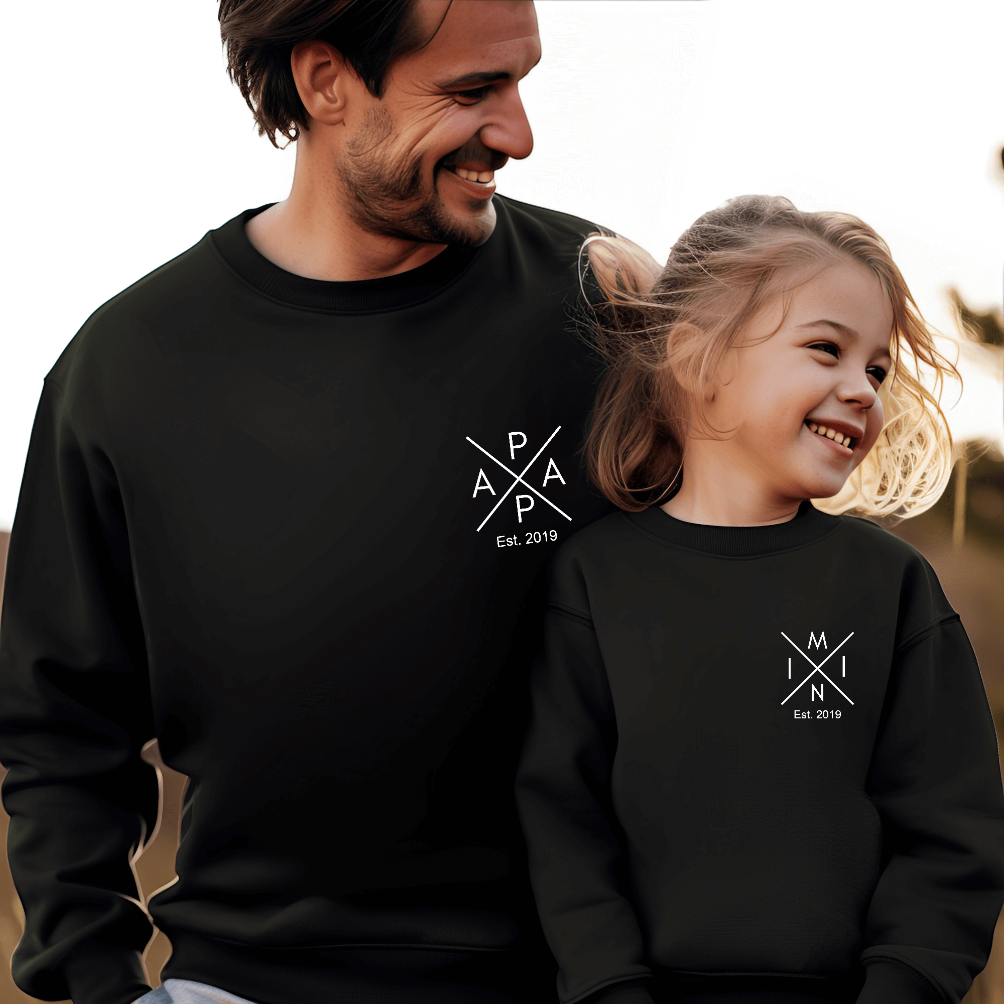 Sudadera Papa-Mama X Mini Algodón