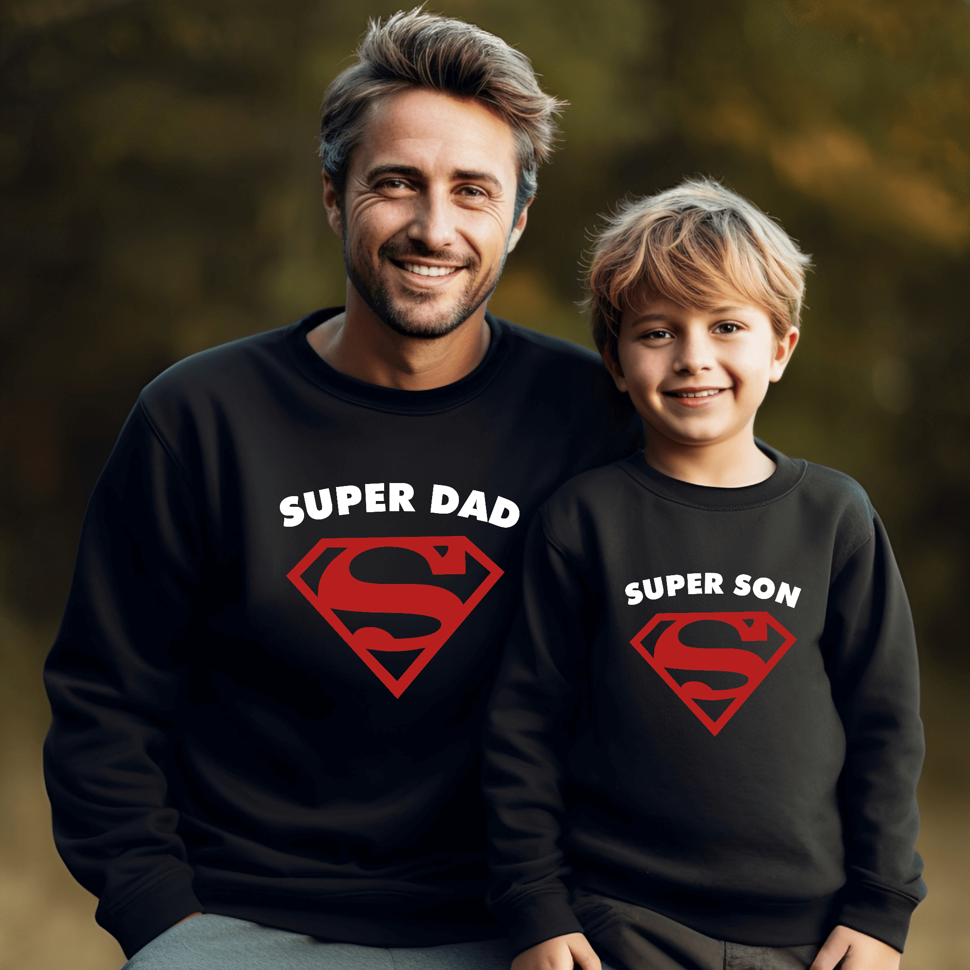 Sudadera Superdad, mom and children