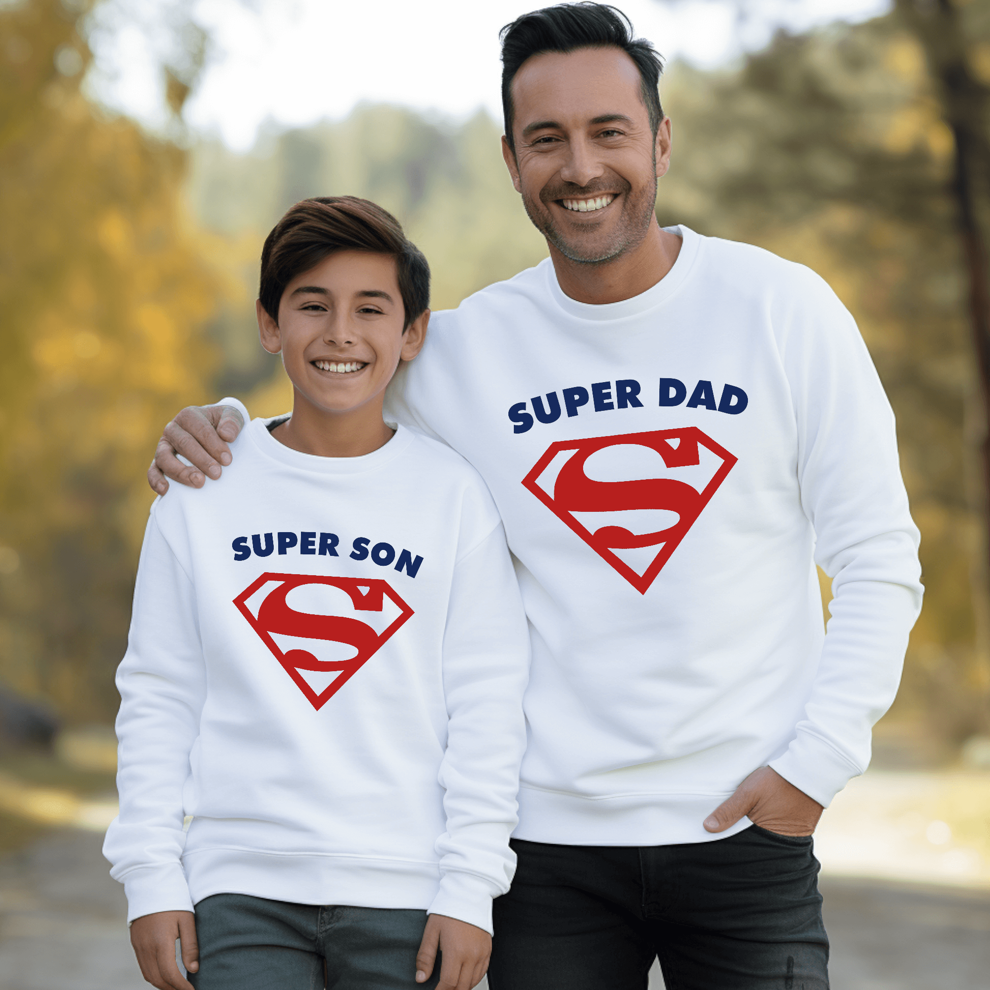 Sudadera Superdad, mom and children