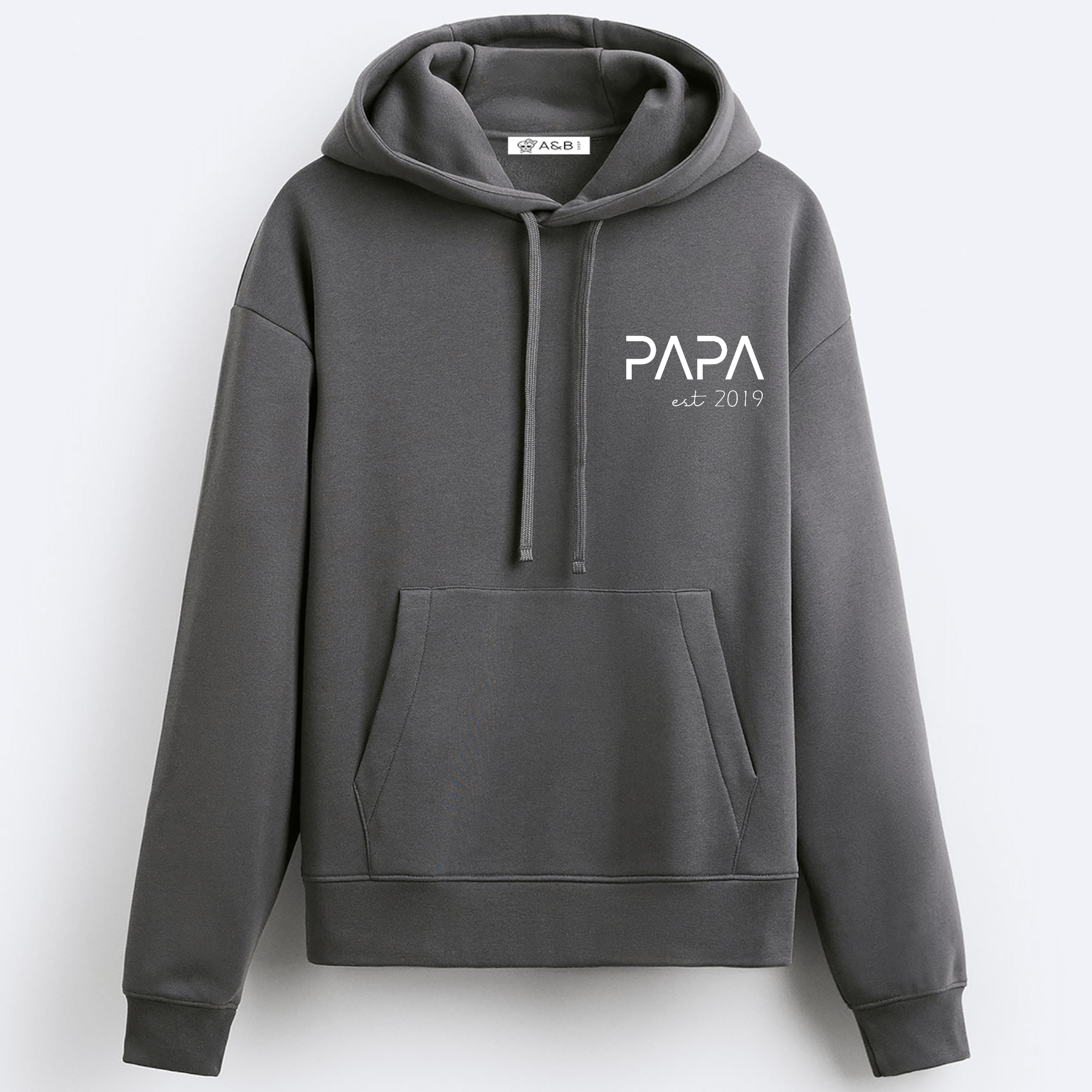 Sudadera Capucha Papa-Mama-Mini Letter