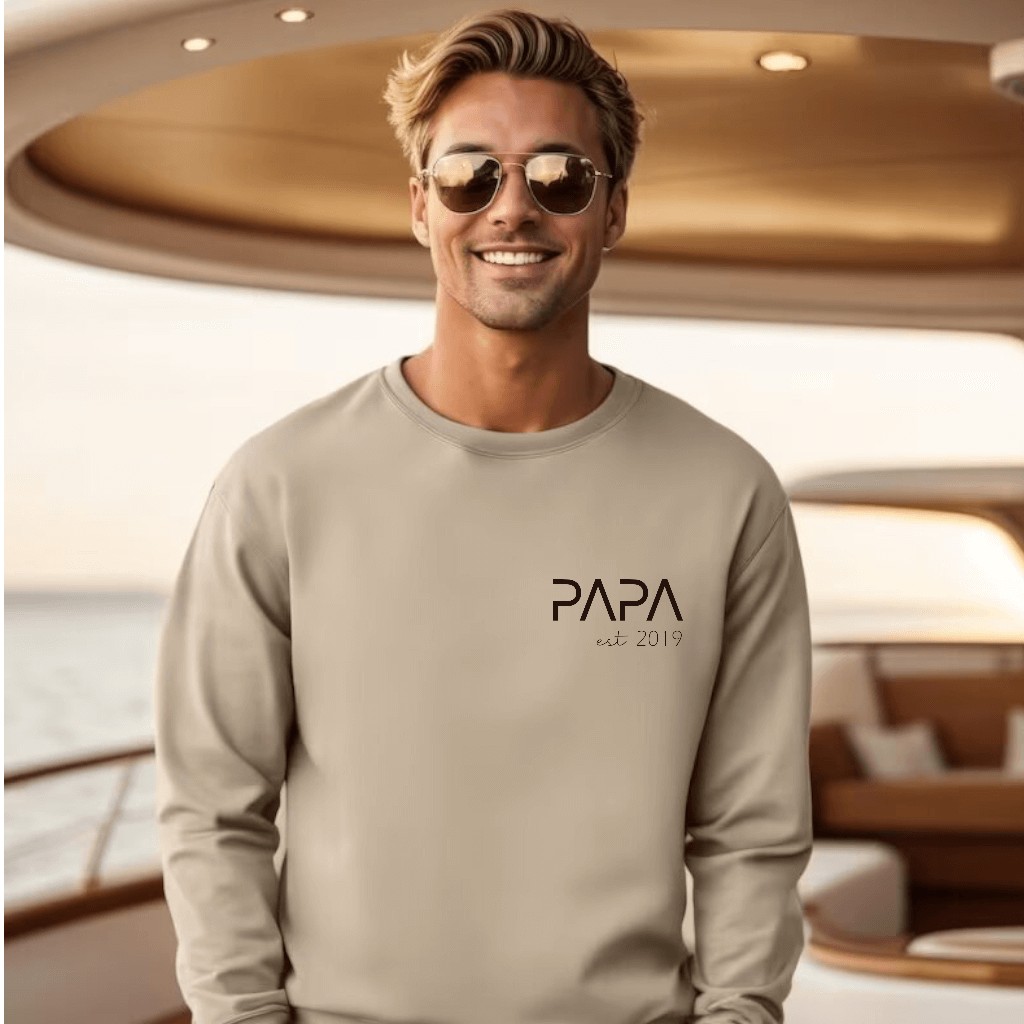 Sudadera Papa-Mama-Mini Letter