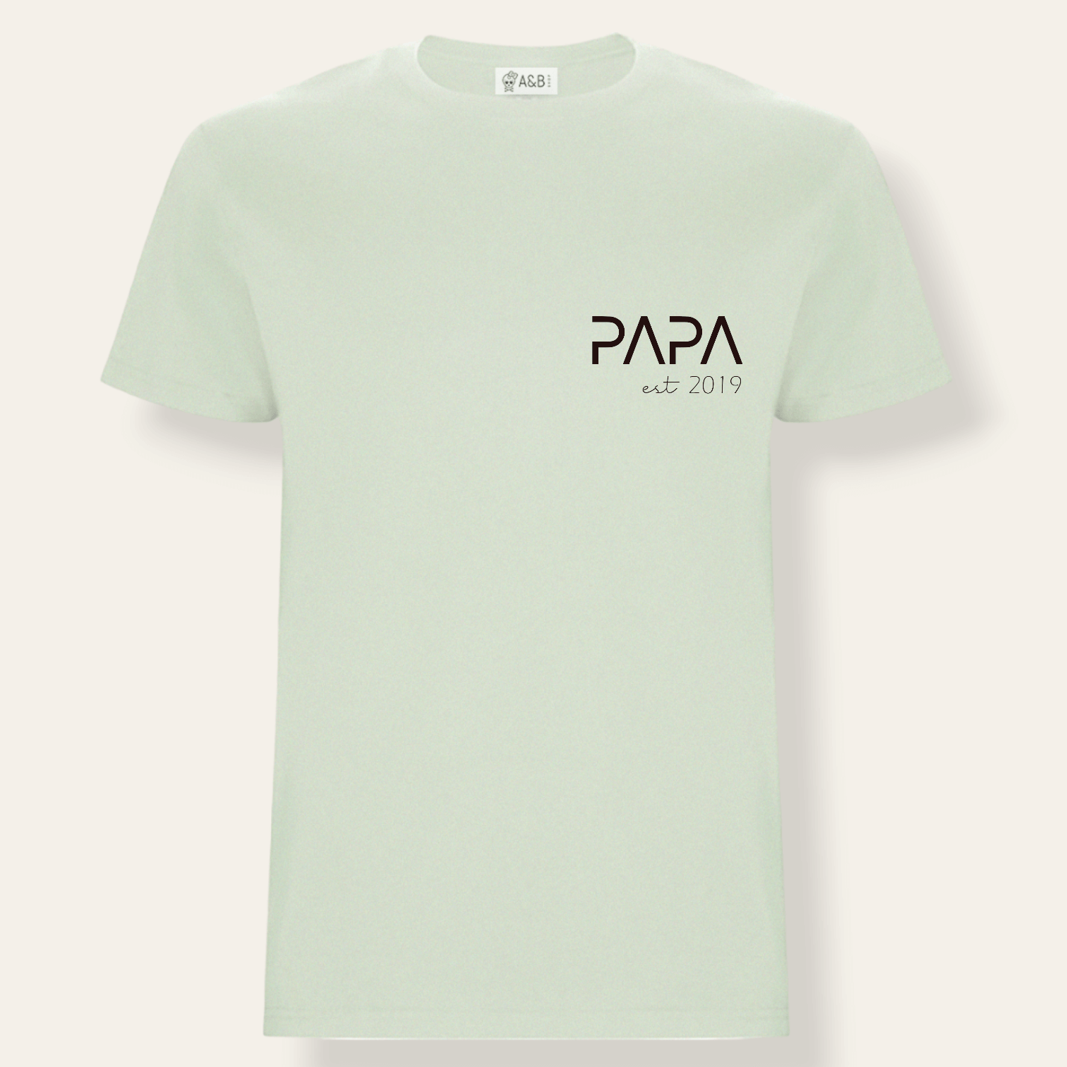 Camiseta Papa-Mama-Mini Letter