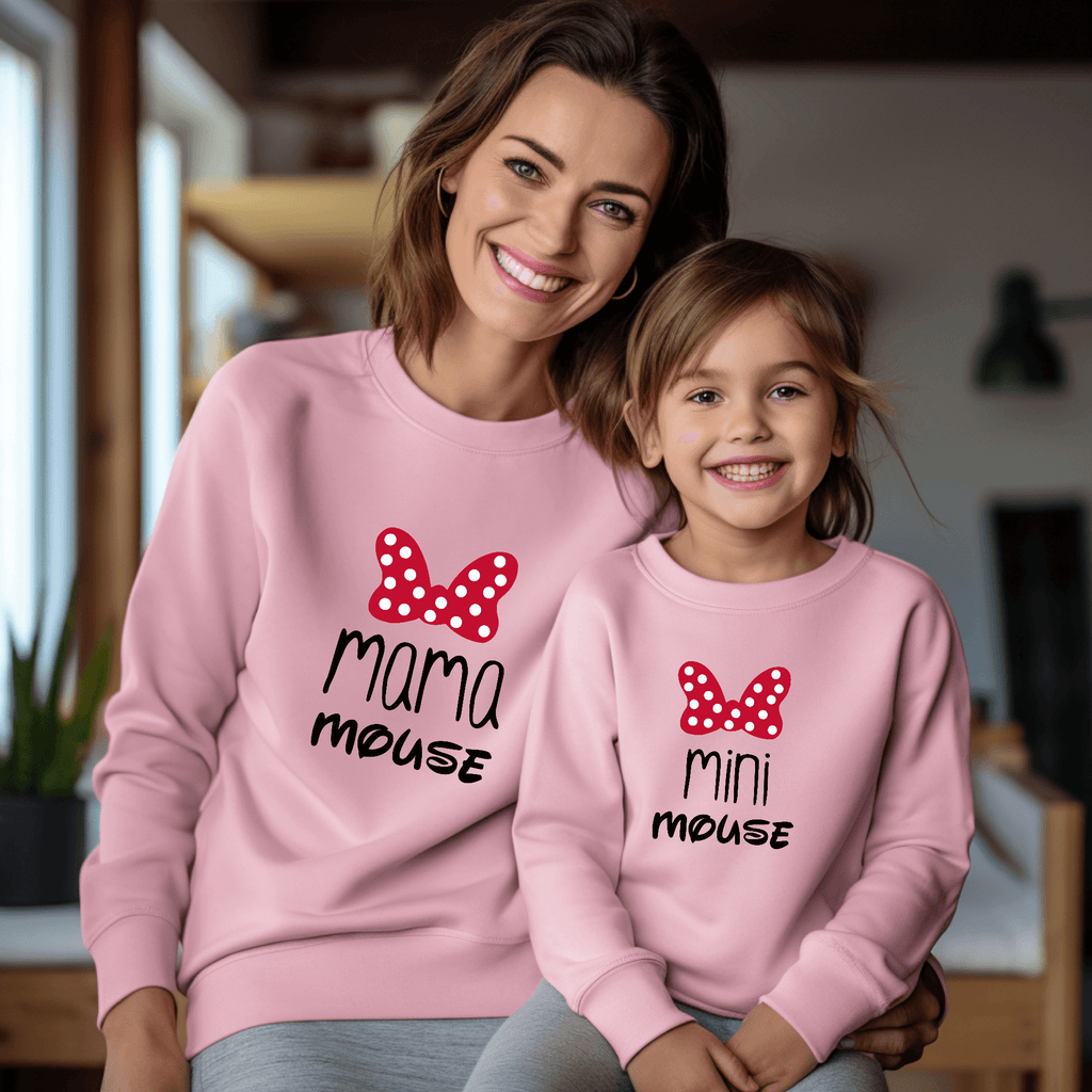 Sudadera Mama-daddy mouse mini mouse