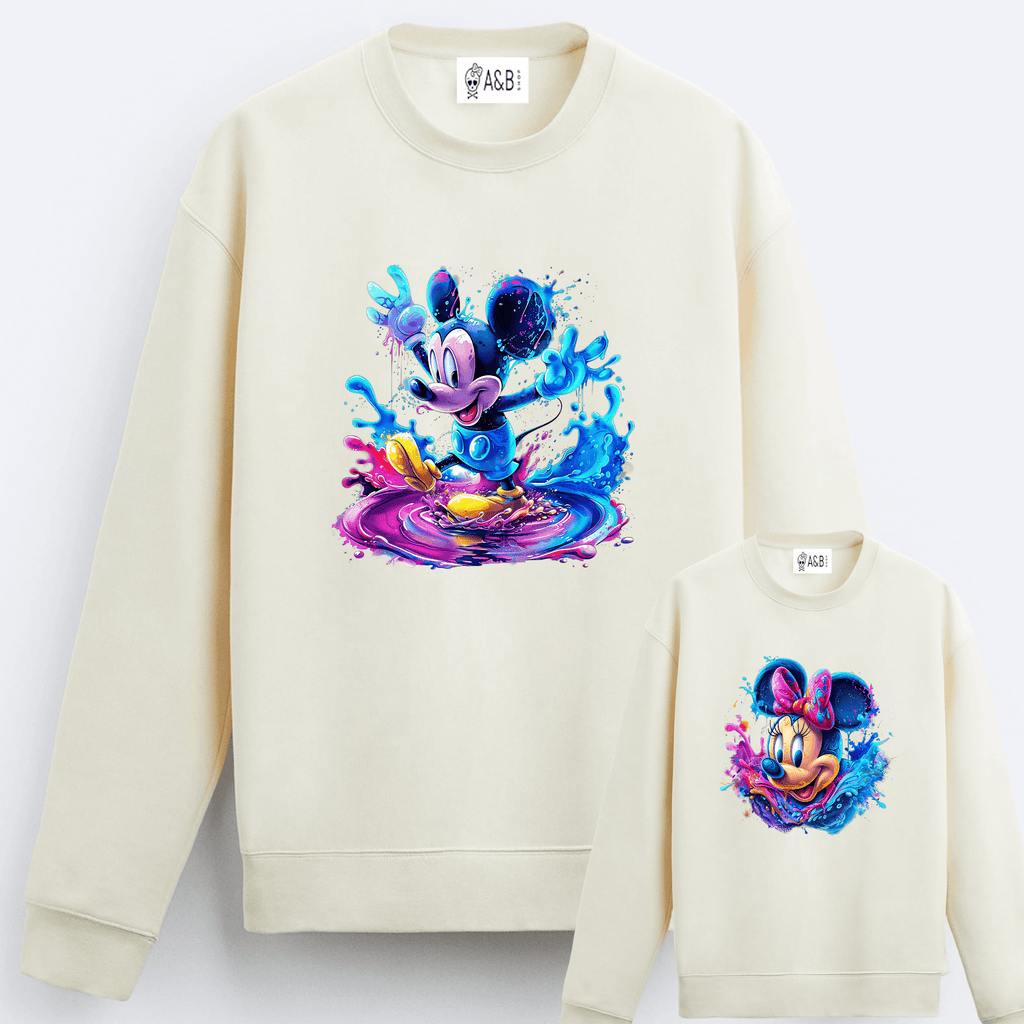 Sudadera Mickey-Minnie Charco