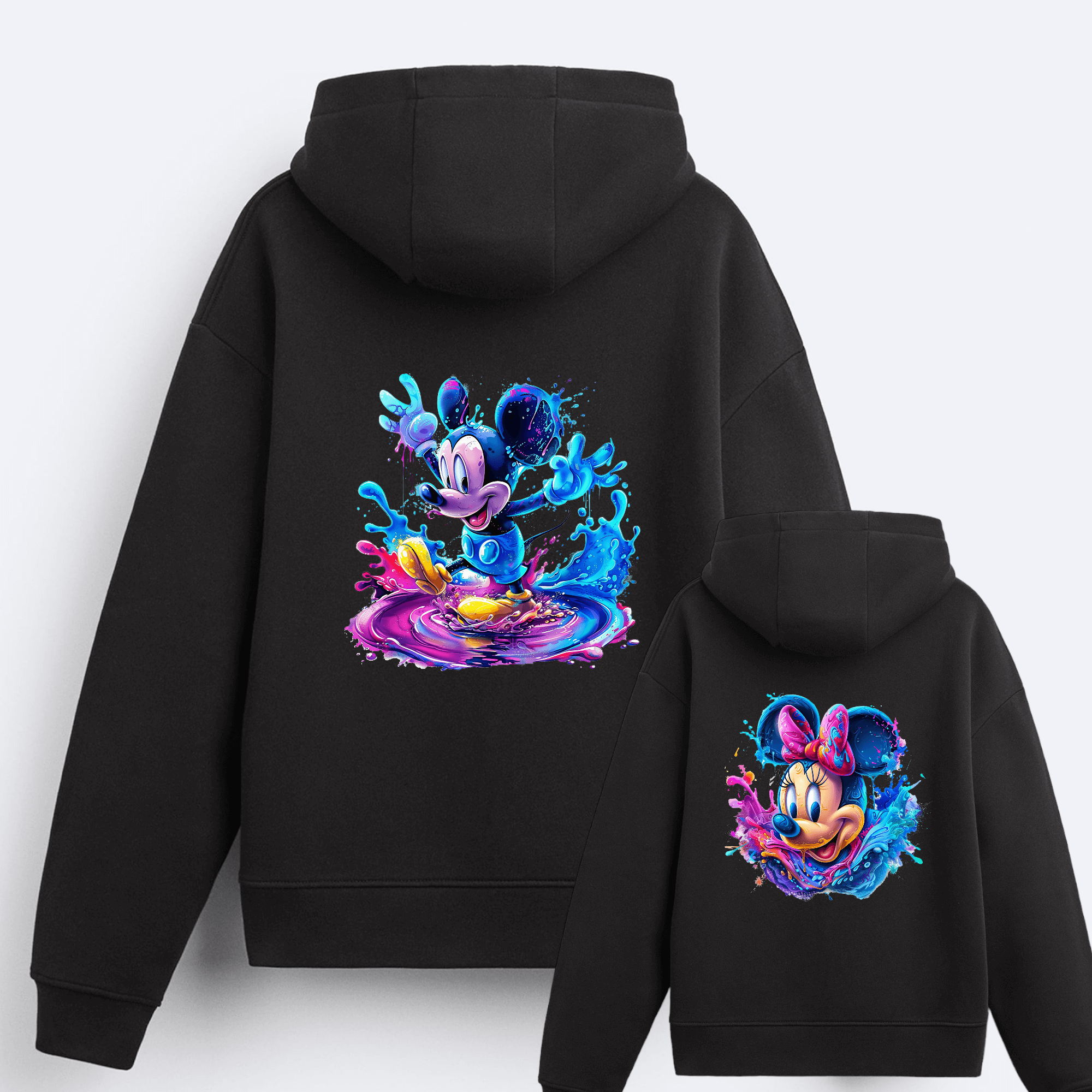 Sudadera Capucha Mickey-Minnie Charco