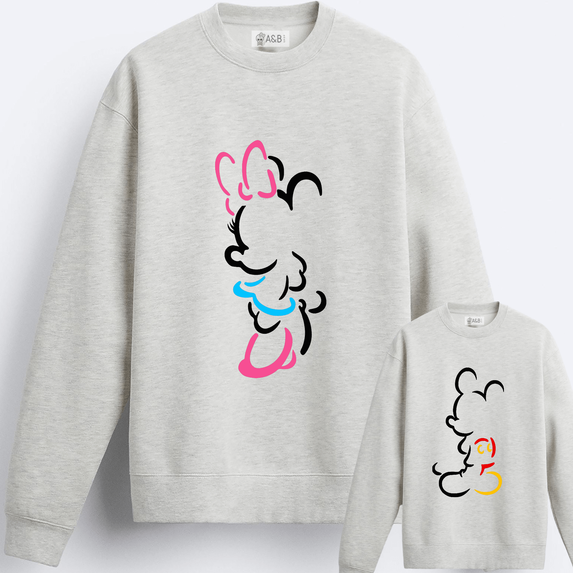 Sudadera Mickey-Minnie Silueta