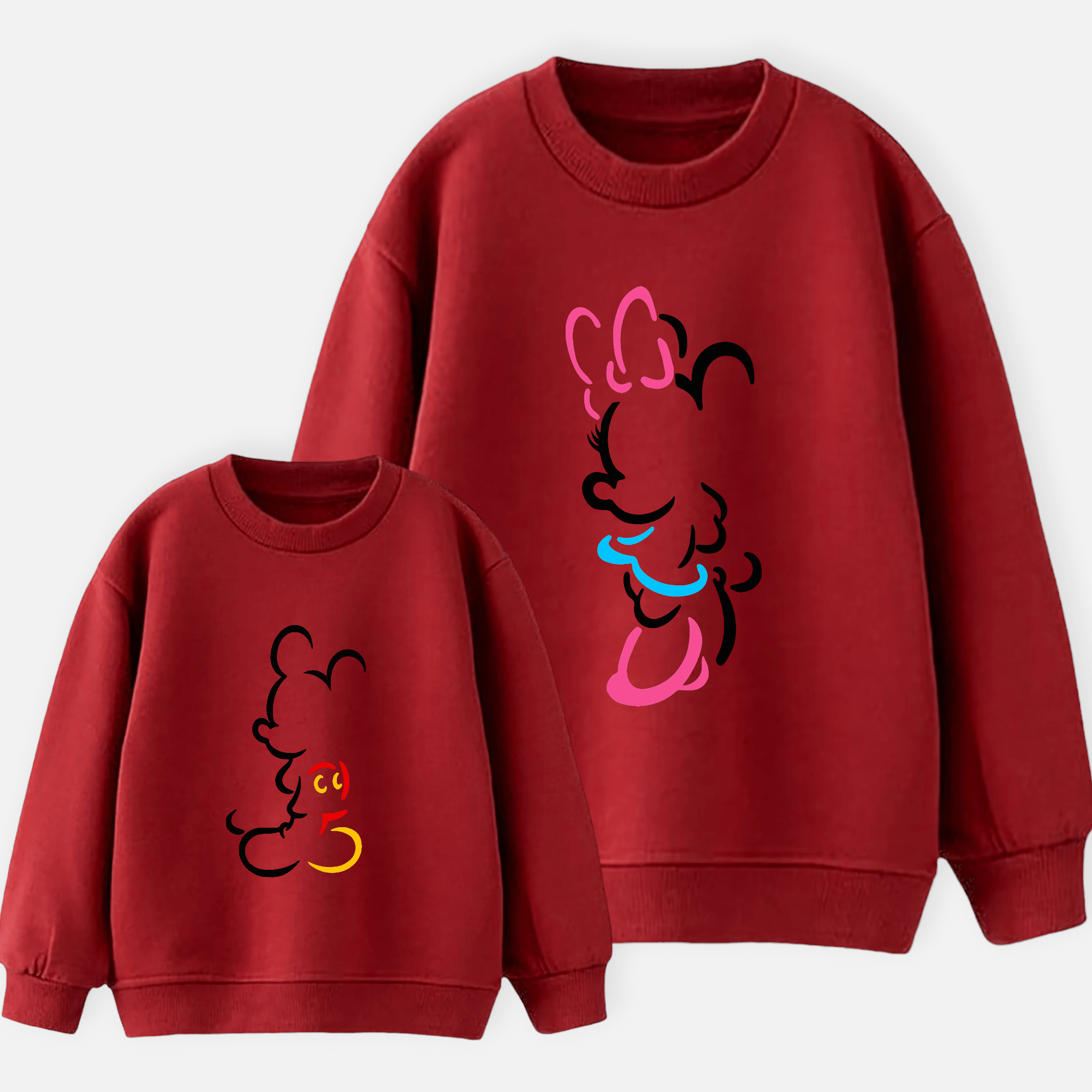 Sudadera Mickey-Minnie Silueta