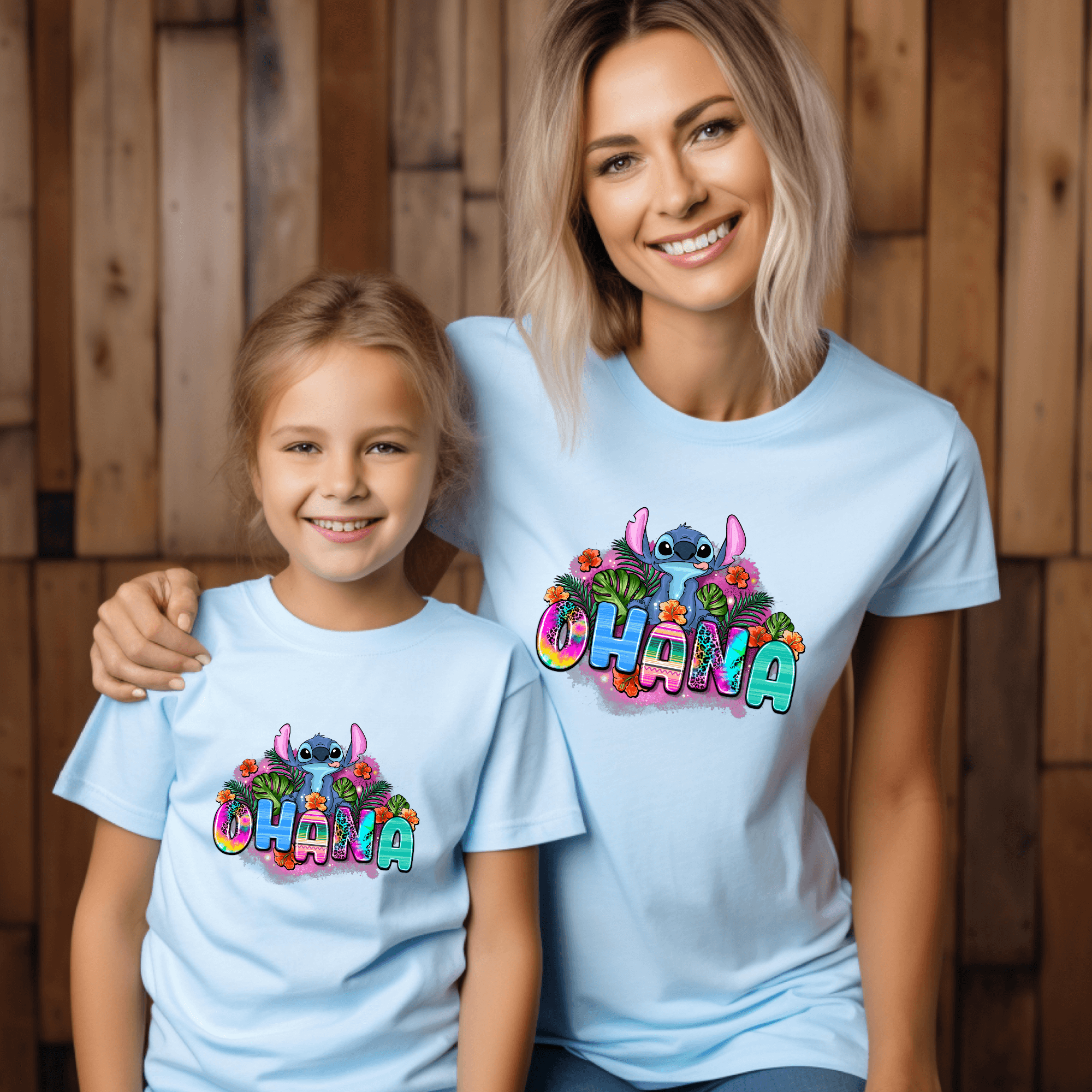 Camiseta Stitch Ohana