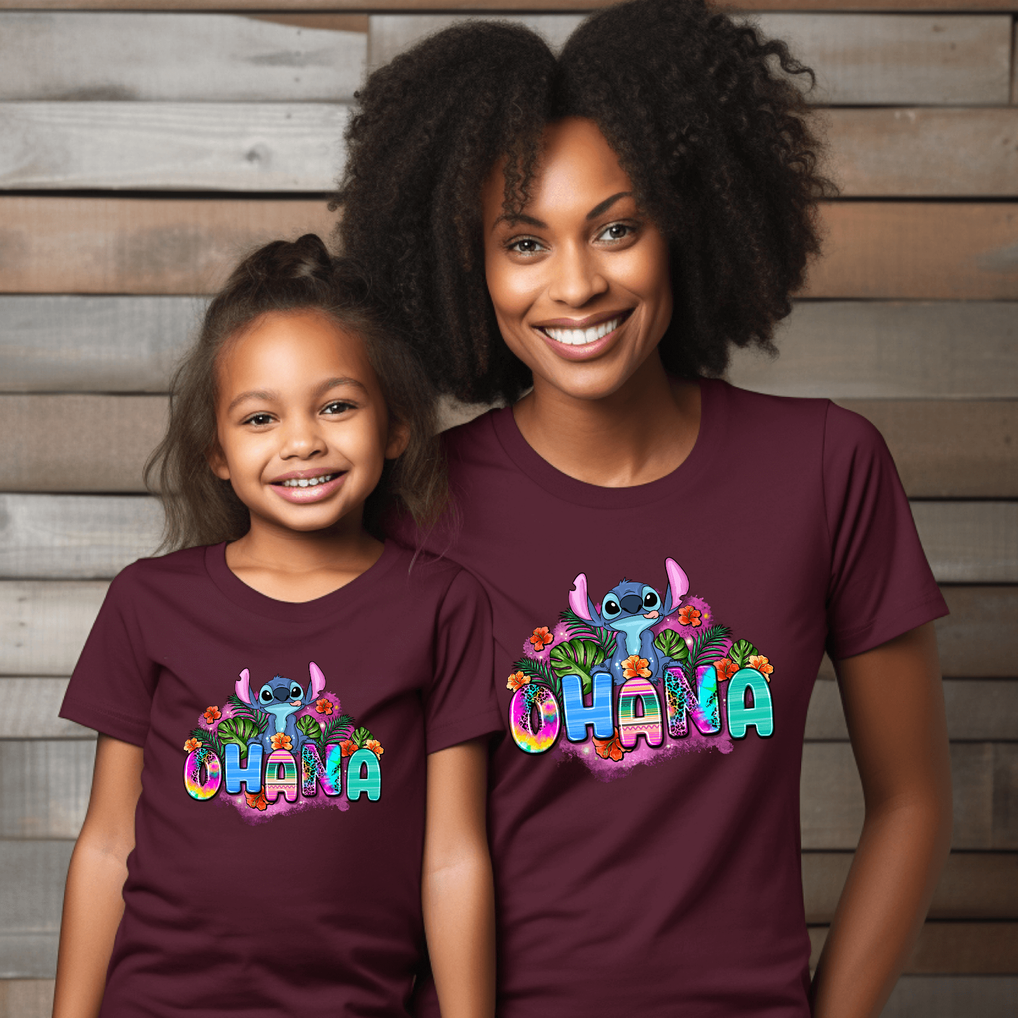 Camiseta Stitch Ohana