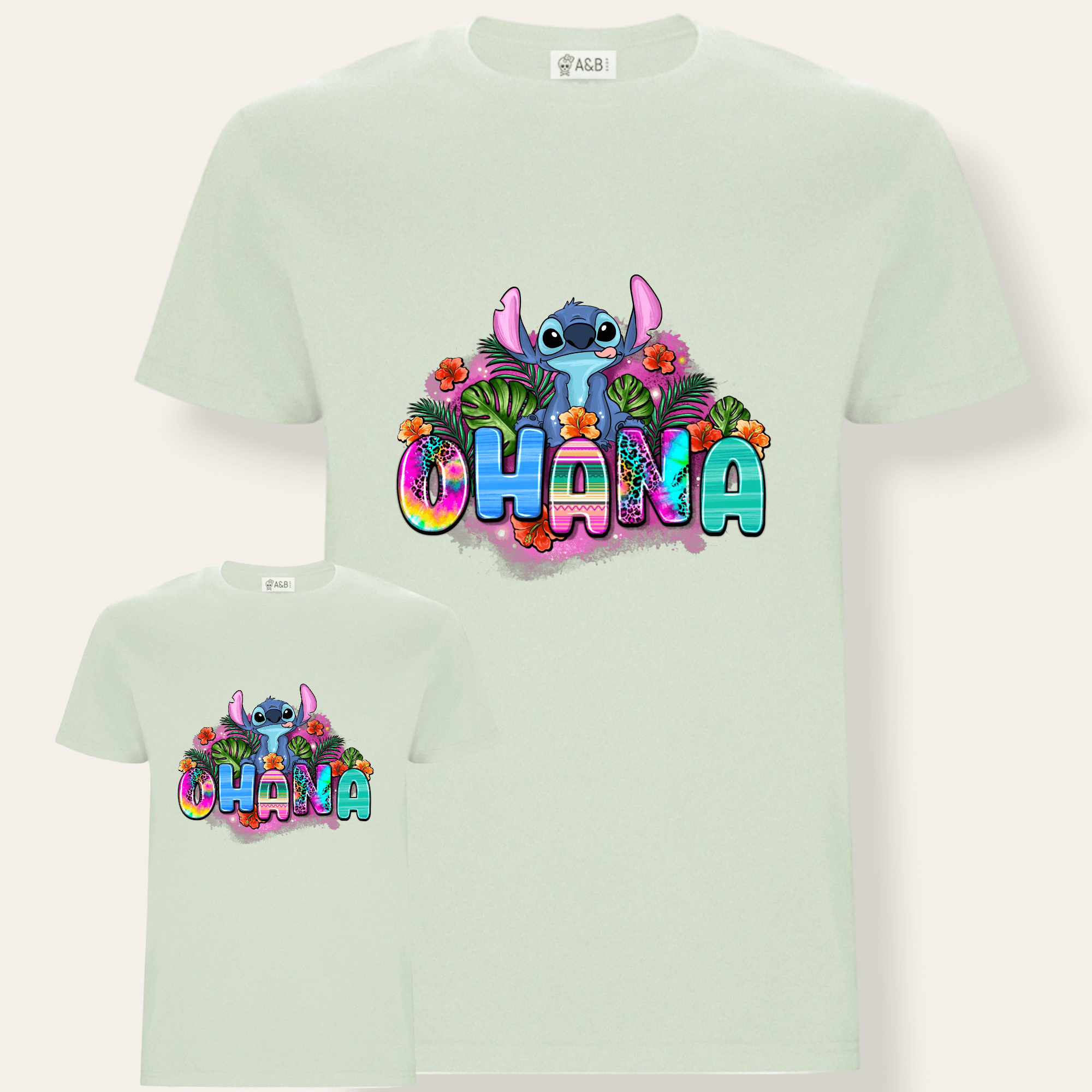 Camiseta Stitch Ohana