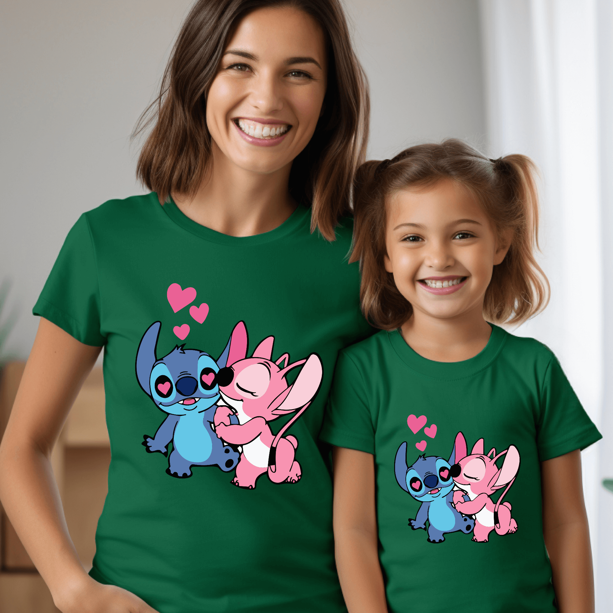 Camiseta Stitch y Ángel