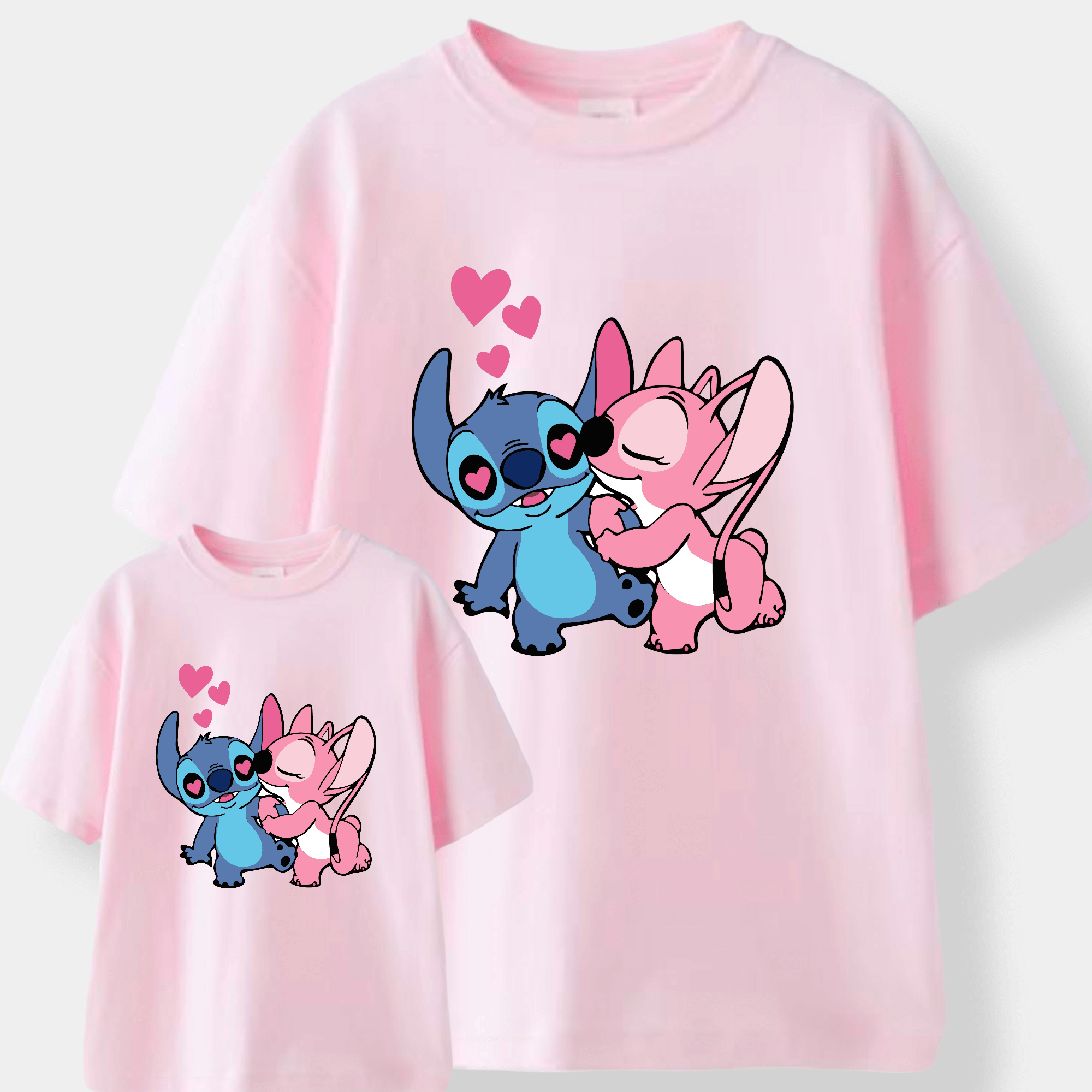 Camiseta Stitch y Ángel