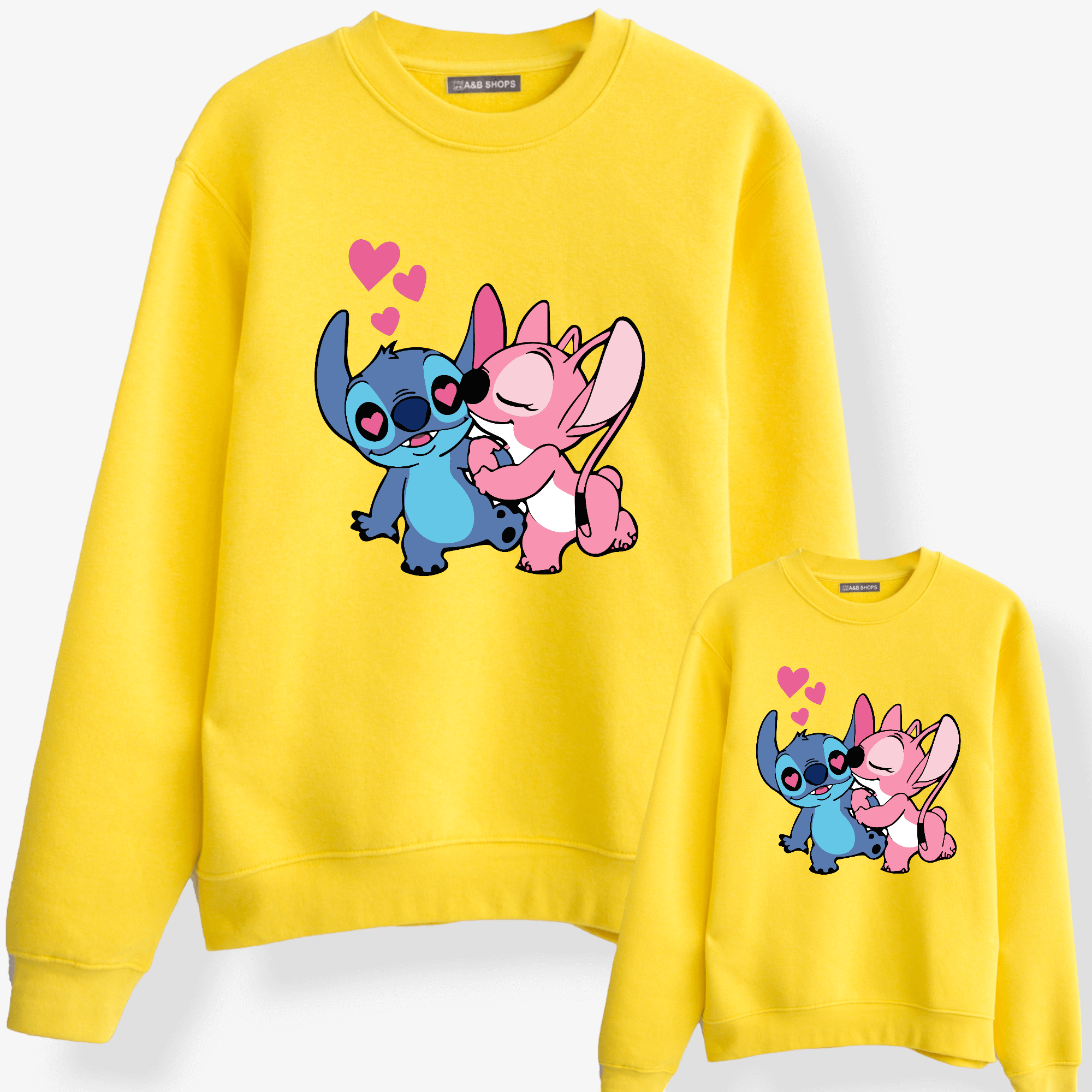 Sudadera Stitch y Ángel