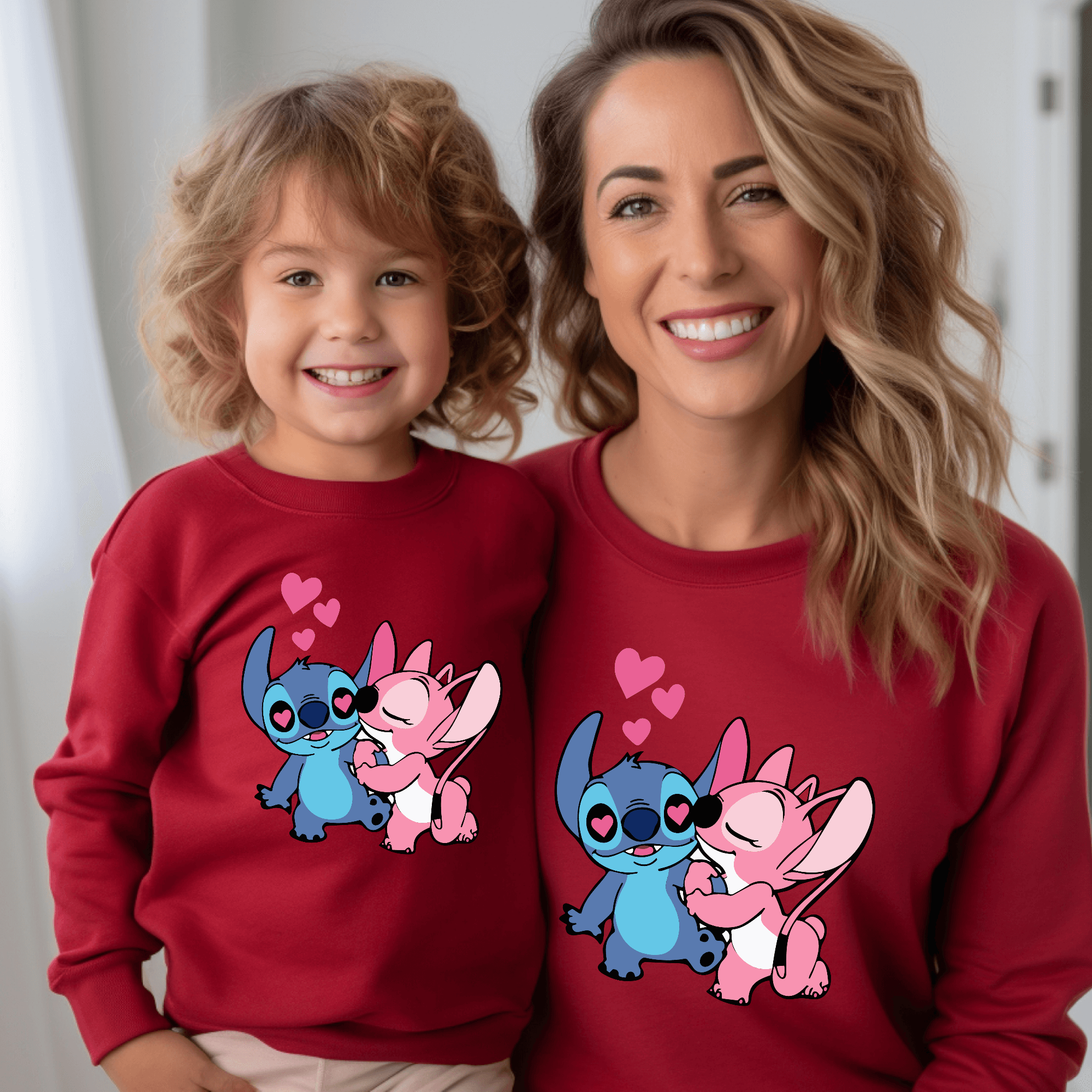 Sudadera Stitch y Ángel