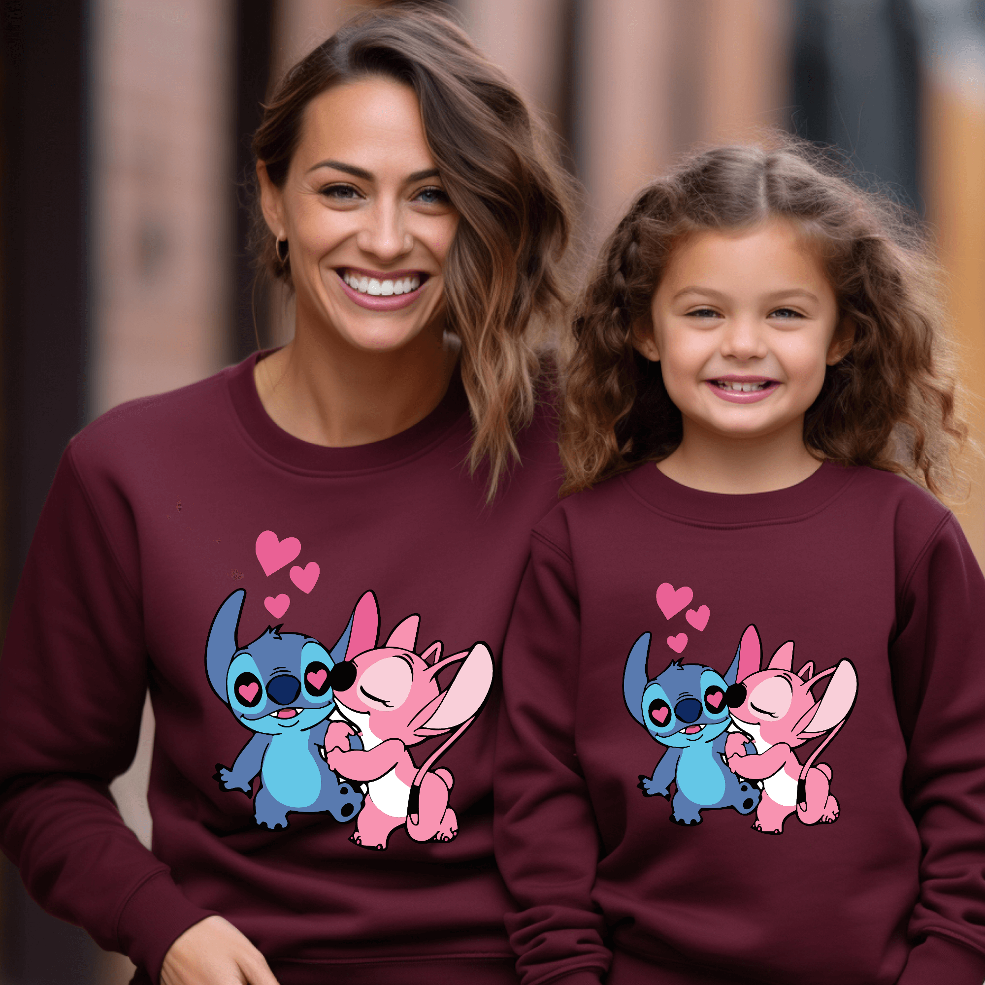 Sudadera Stitch y Ángel