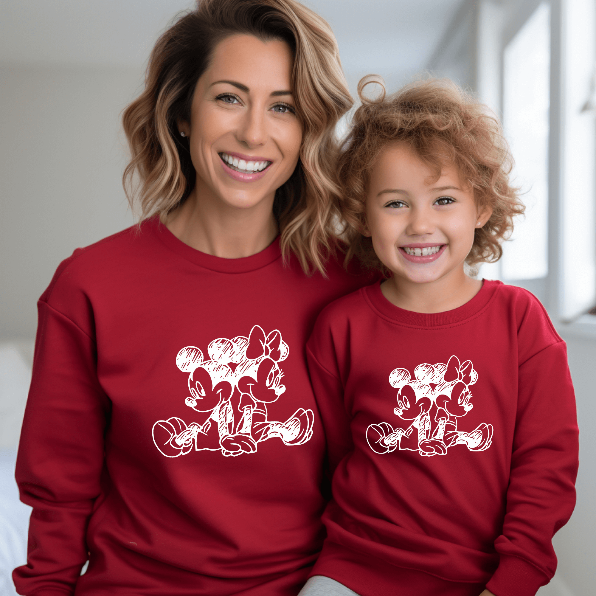 Sudadera Mickey-Minnie Lápiz Espalda