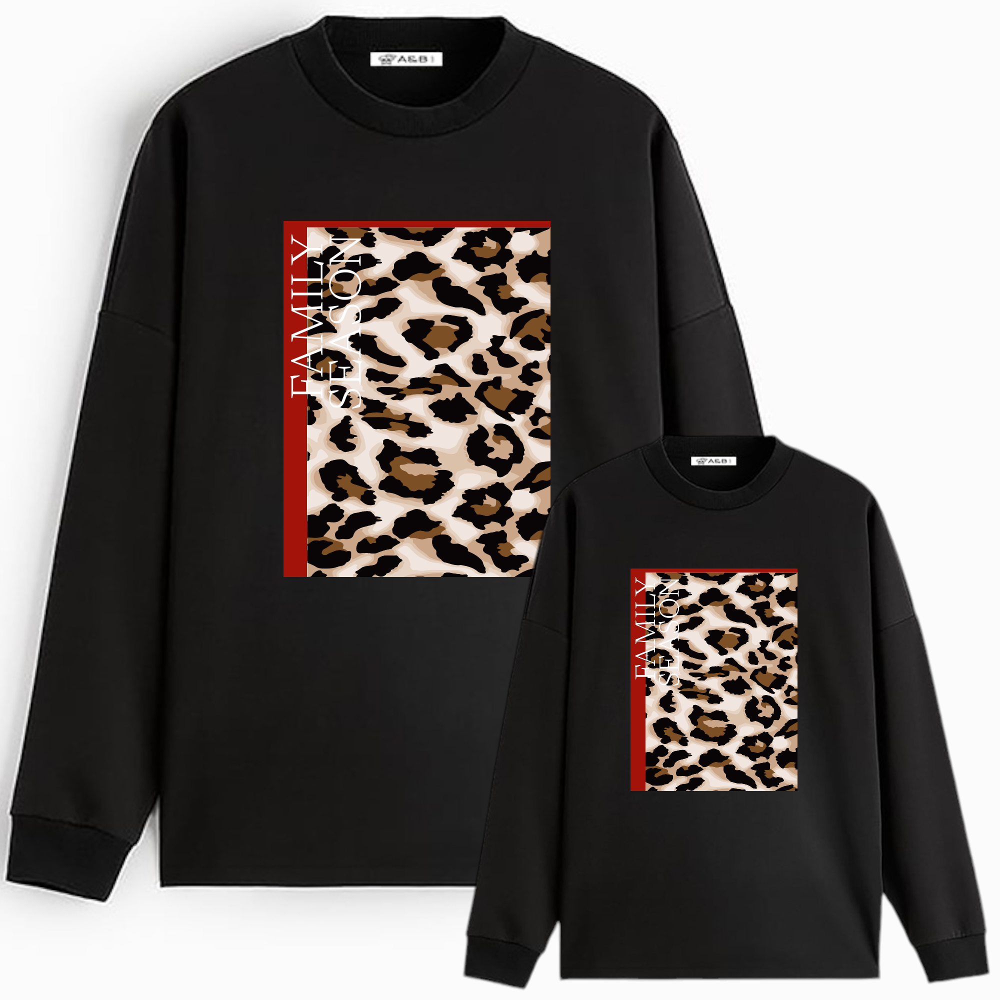 Sudadera family season animal print