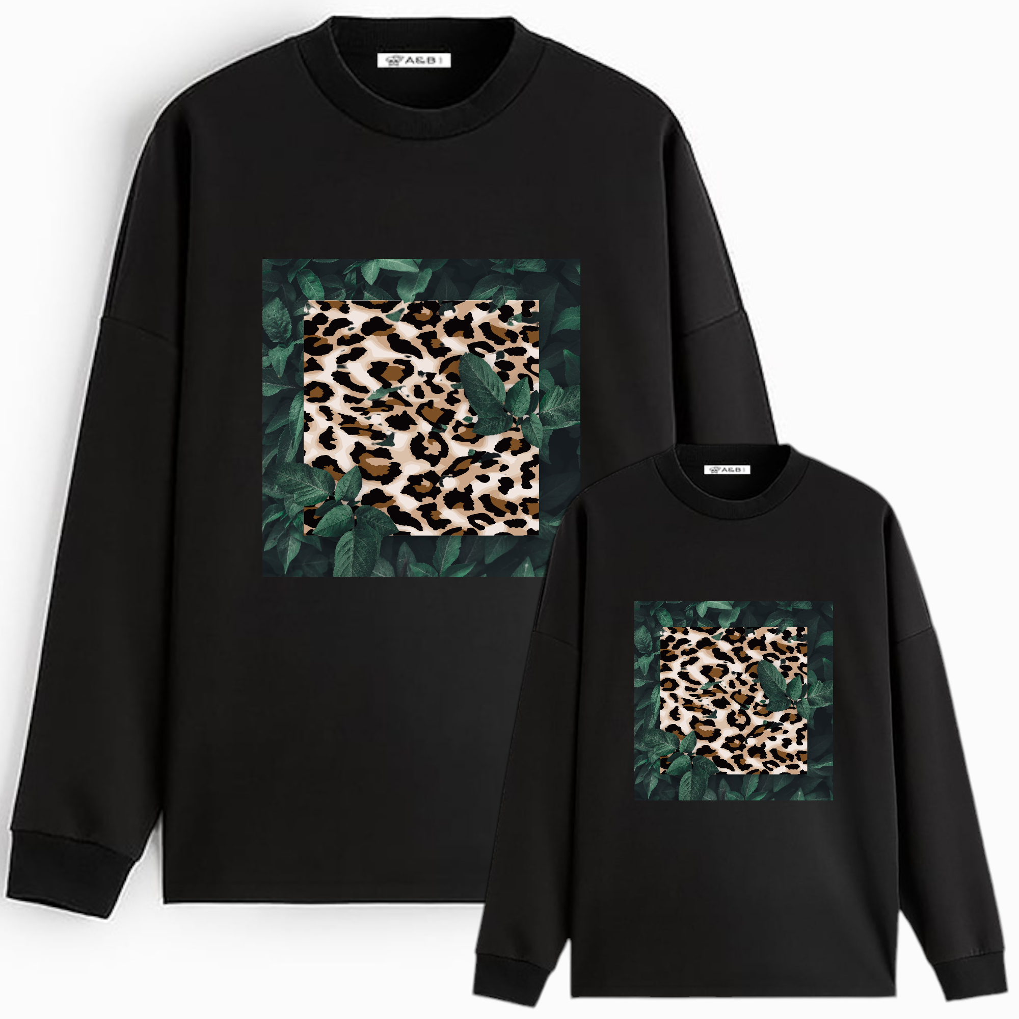 Sudadera green print