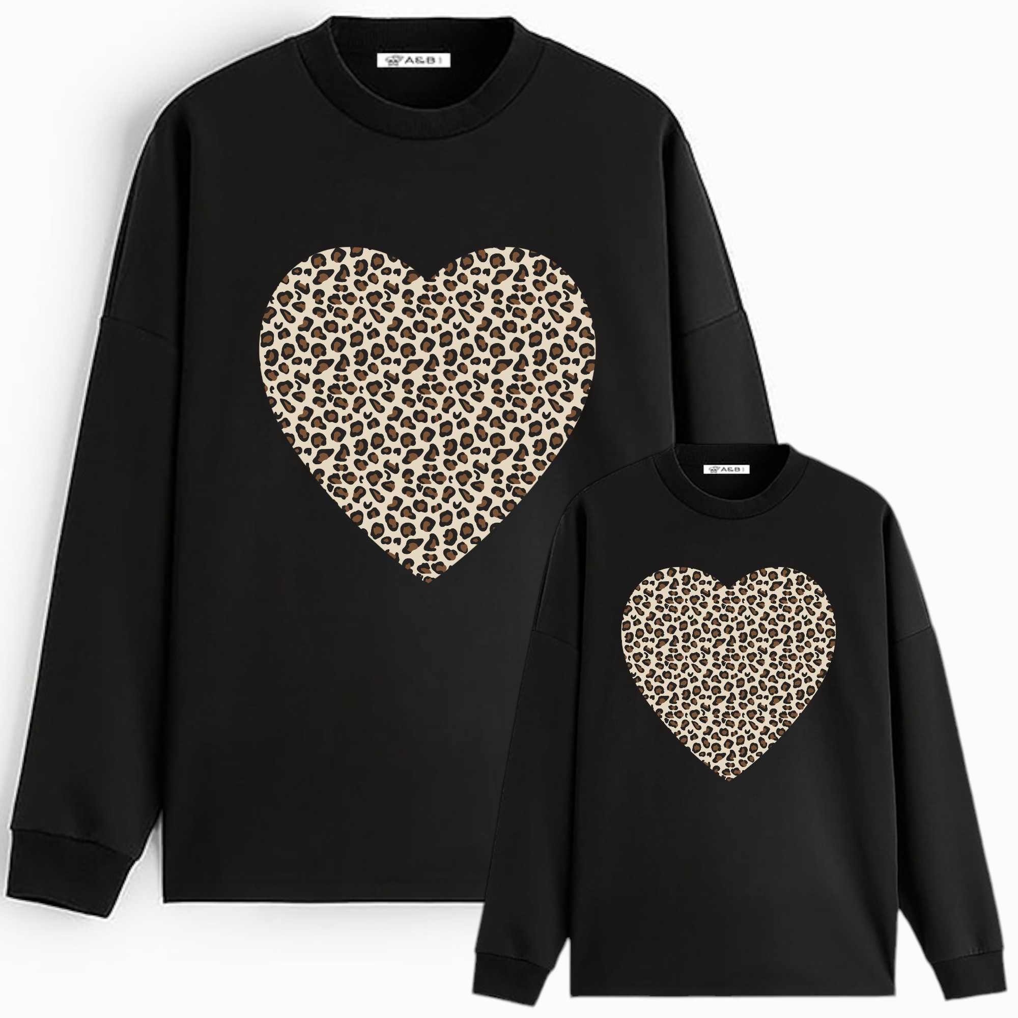 Sudadera cuore animal print