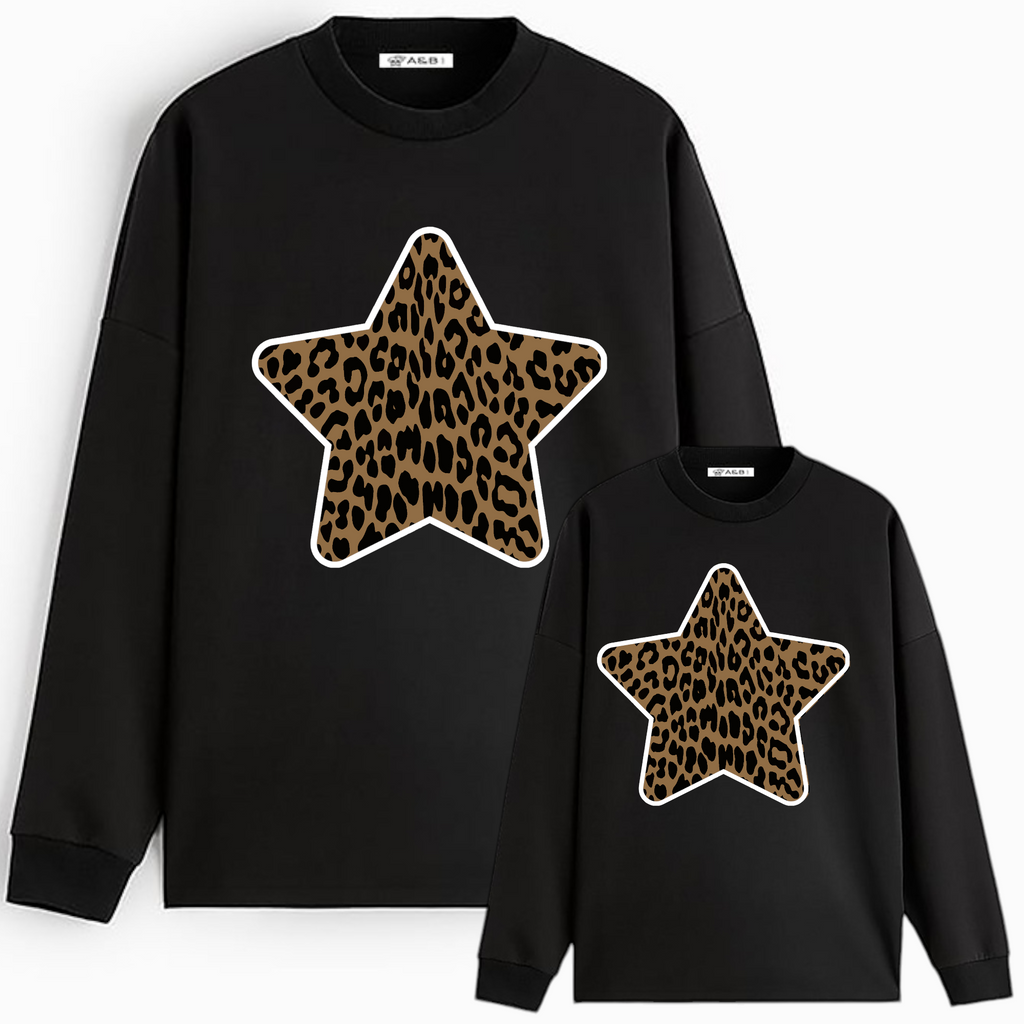 Sudadera star animal print