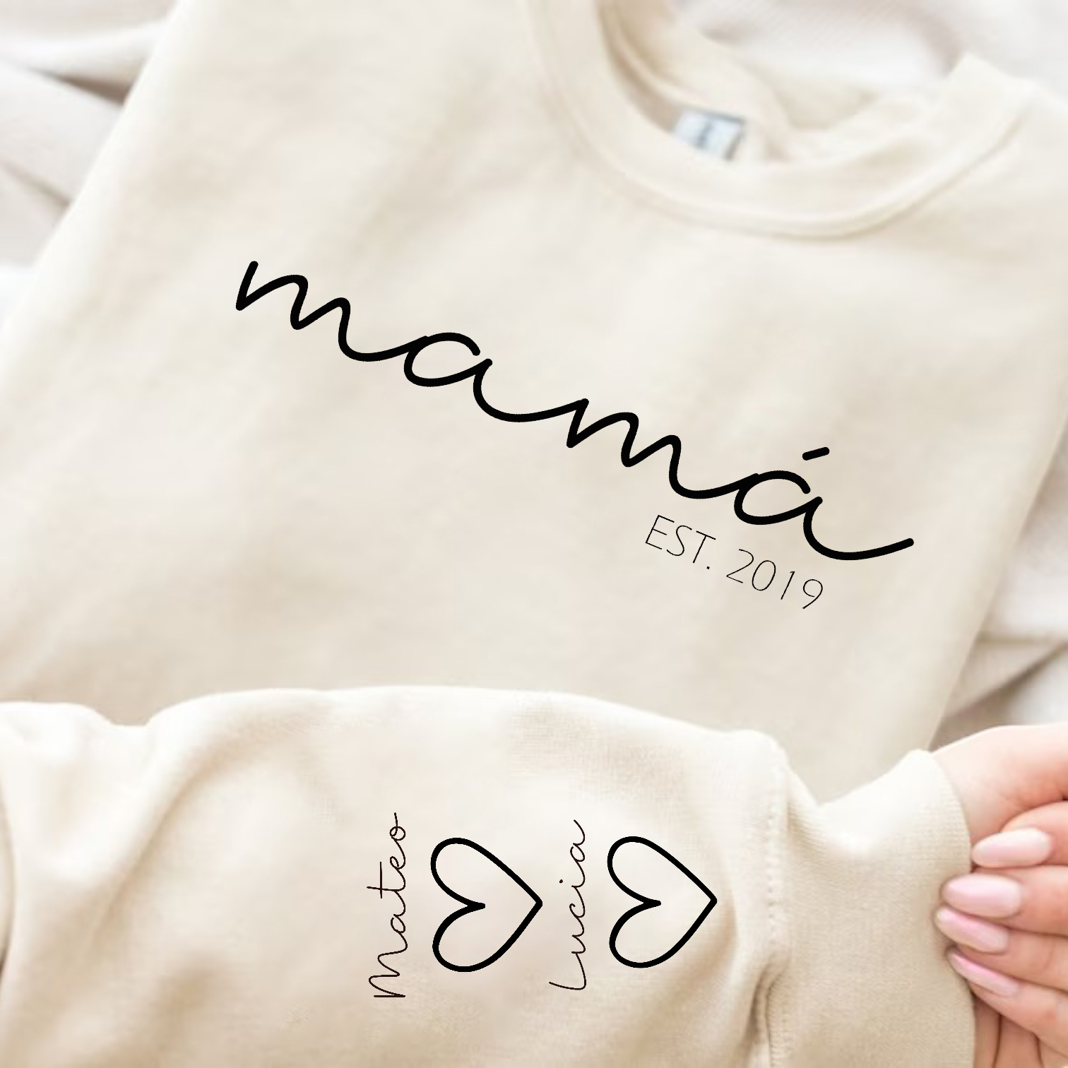 Sudadera Papa-Mama Mini Cuore