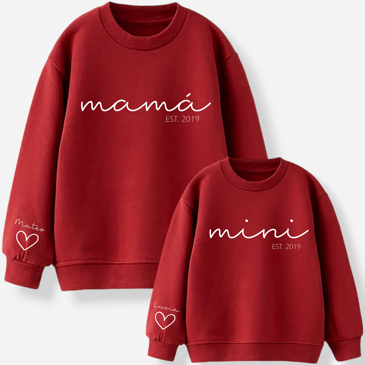 Sudadera Papá-Mamá Mini Cuore