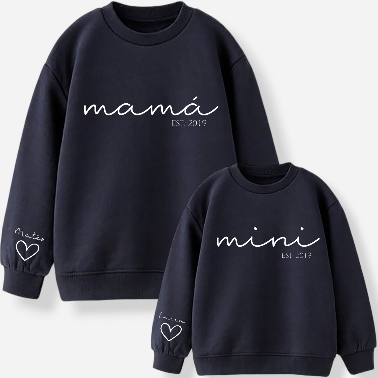 Sudadera Papá-Mamá Mini Cuore
