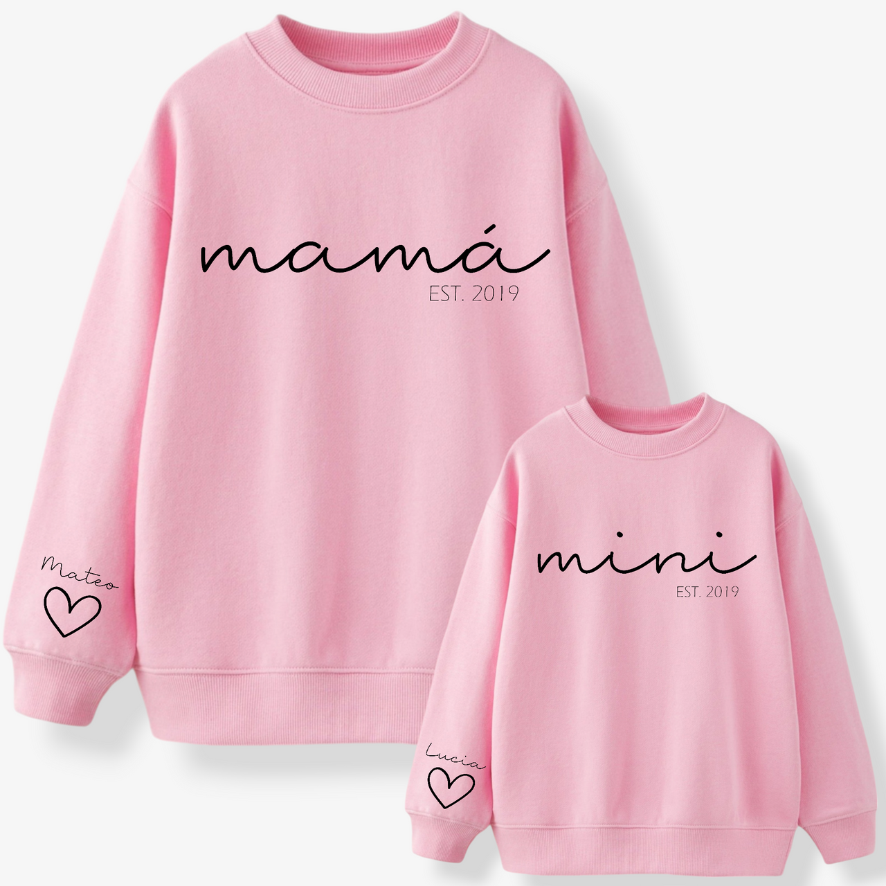 Sudadera Papá-Mamá Mini Cuore