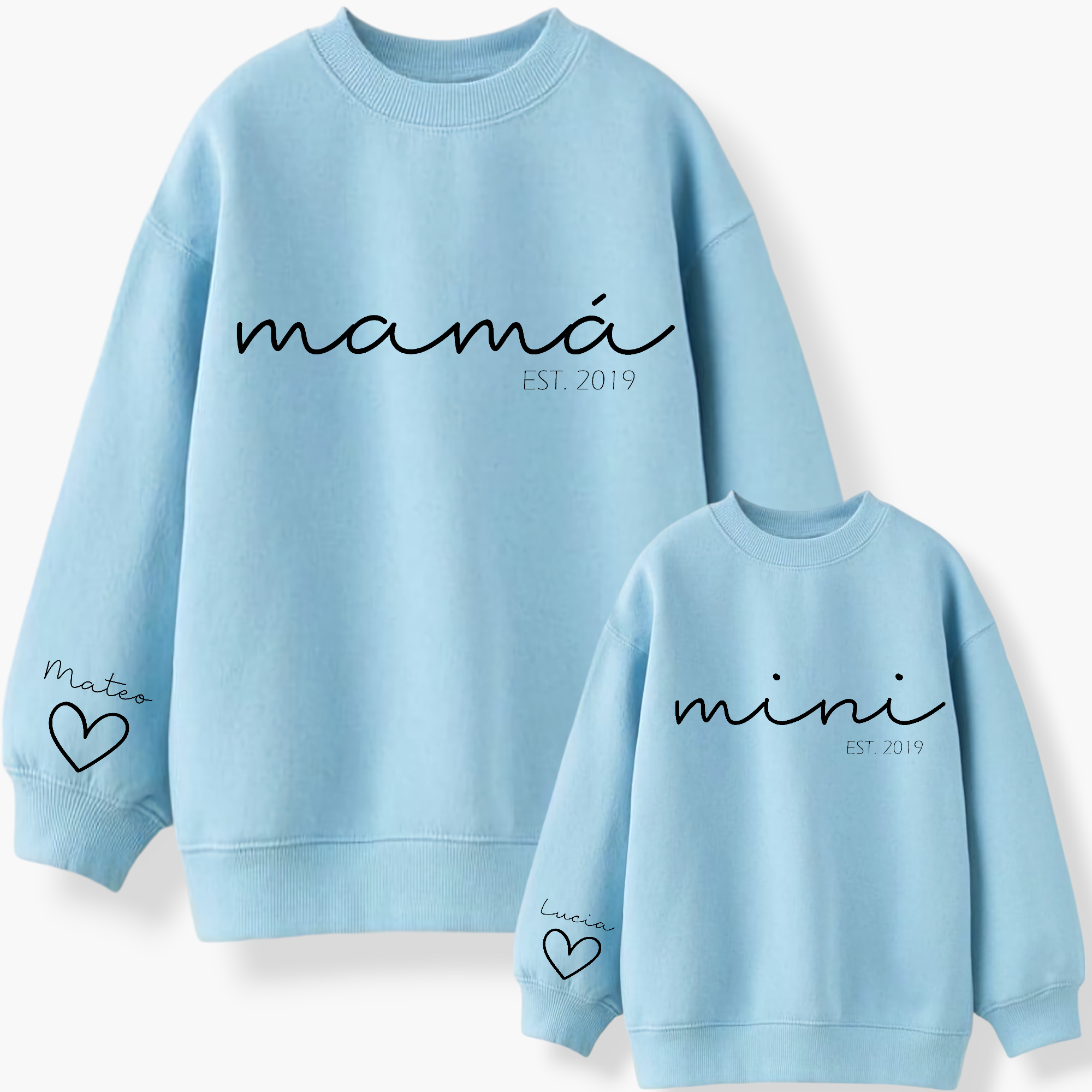 Sudadera Papa-Mama Mini Cuore