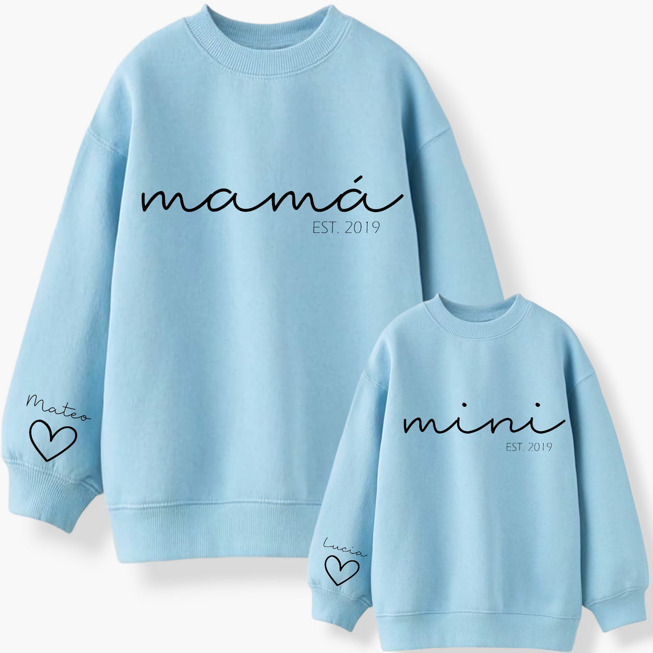 Sudadera Papá-Mamá Mini Cuore