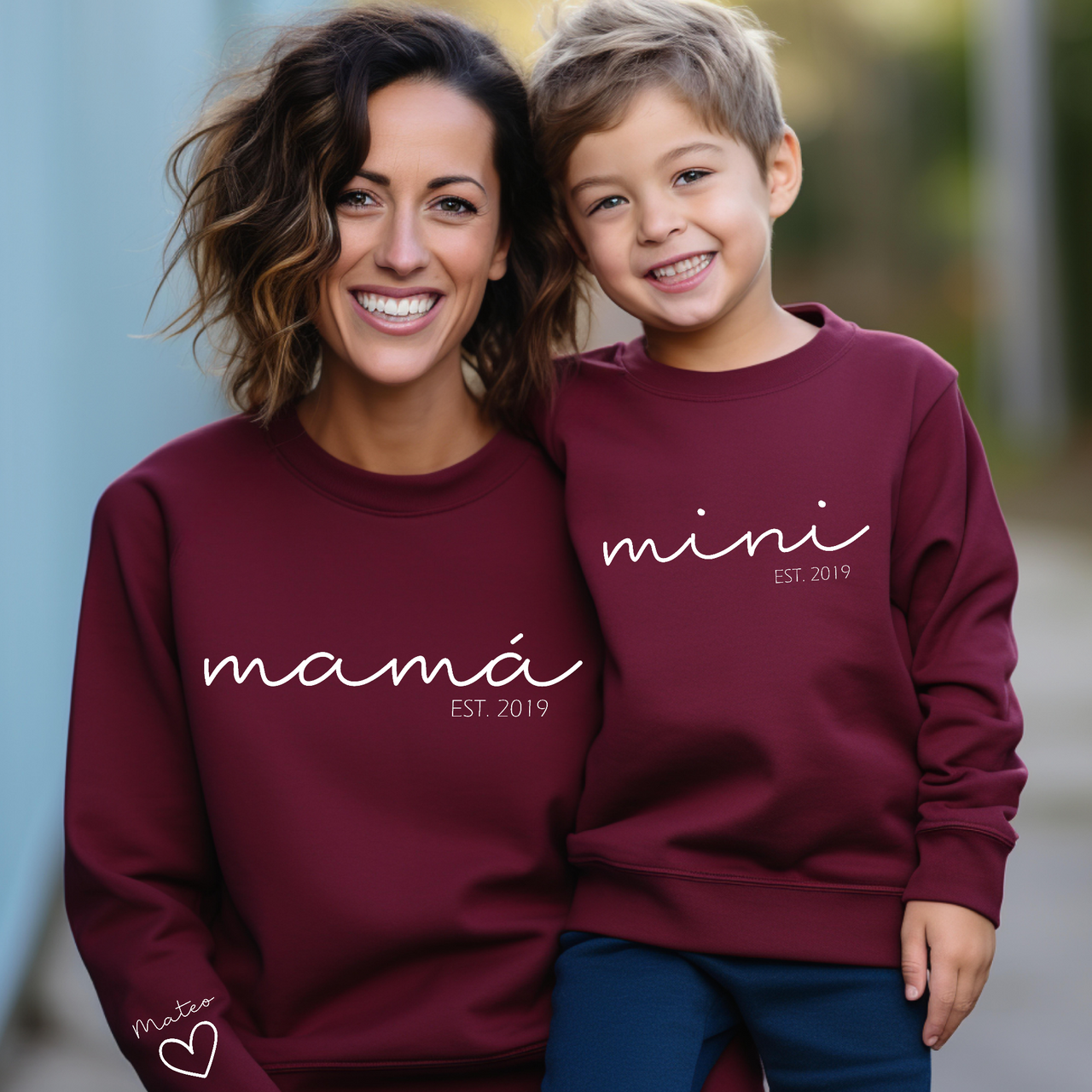 Sudadera Papá-Mamá Mini Cuore
