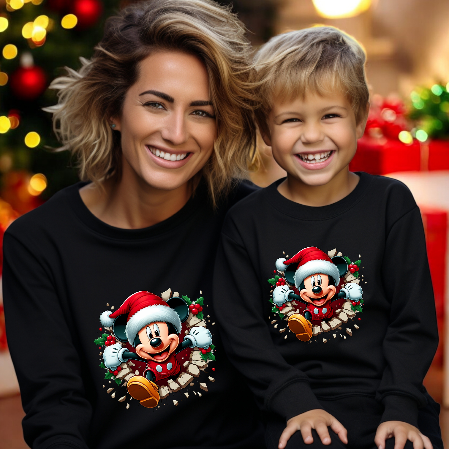 Sudadera Mickey sorpresa navidad