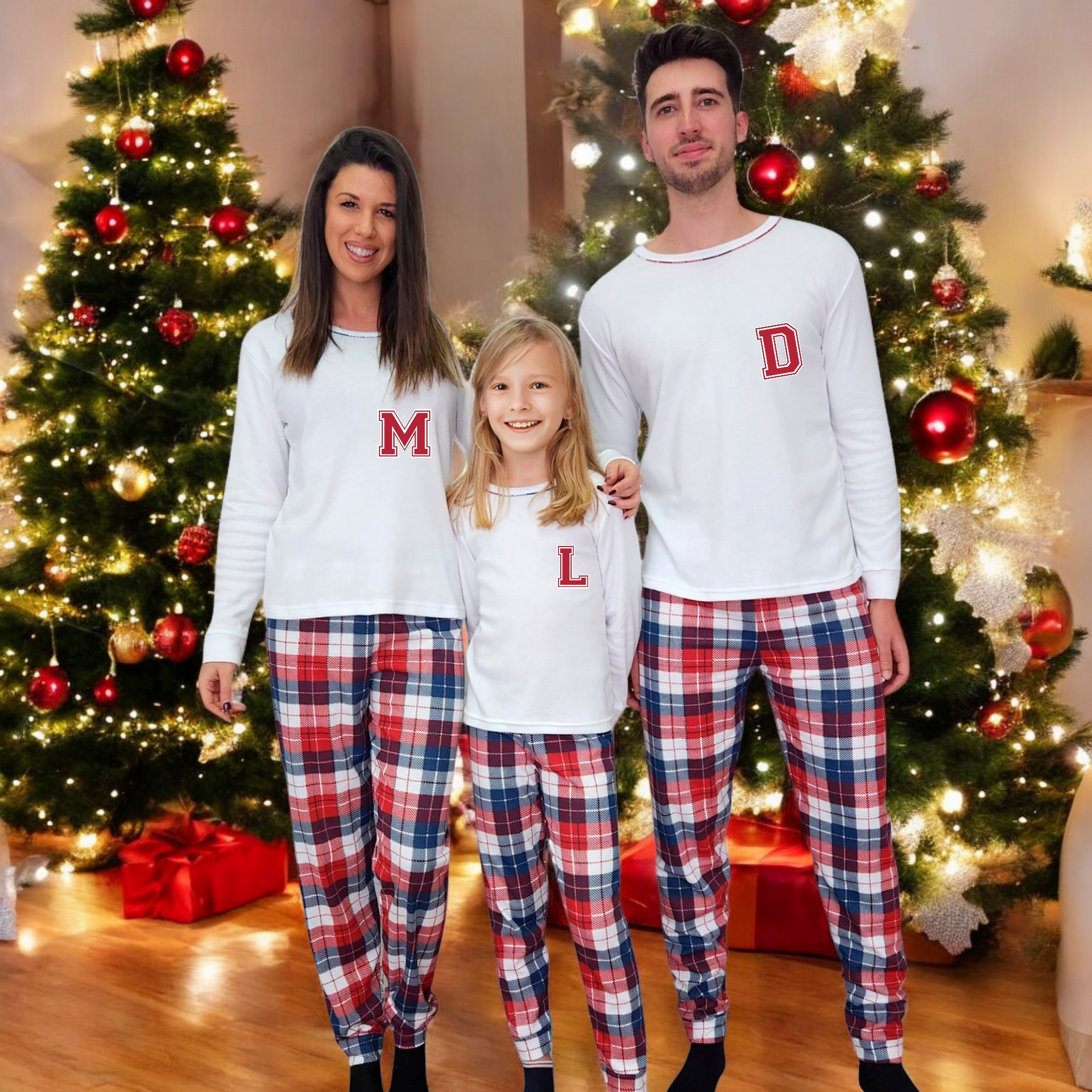Pijama Iniciales Mini Blanco