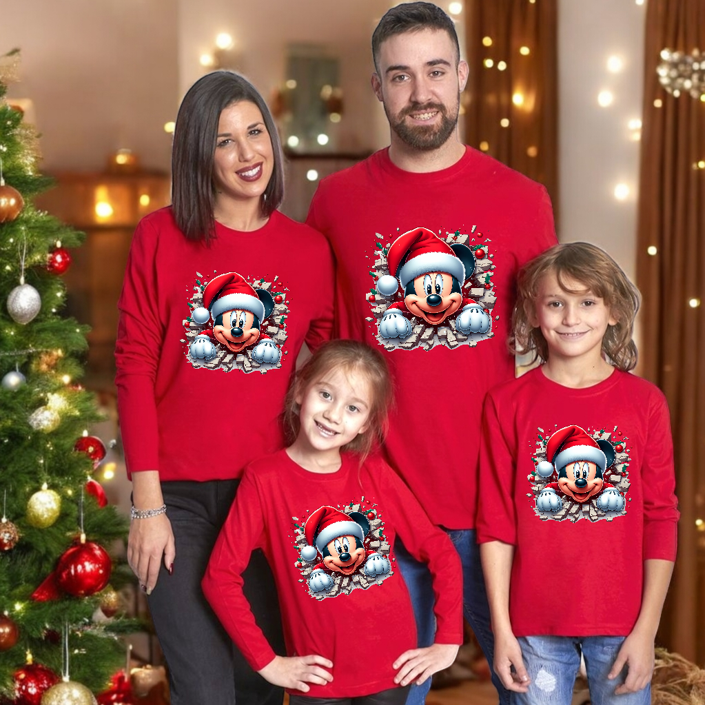 Camiseta Super Mickey navidad manga larga