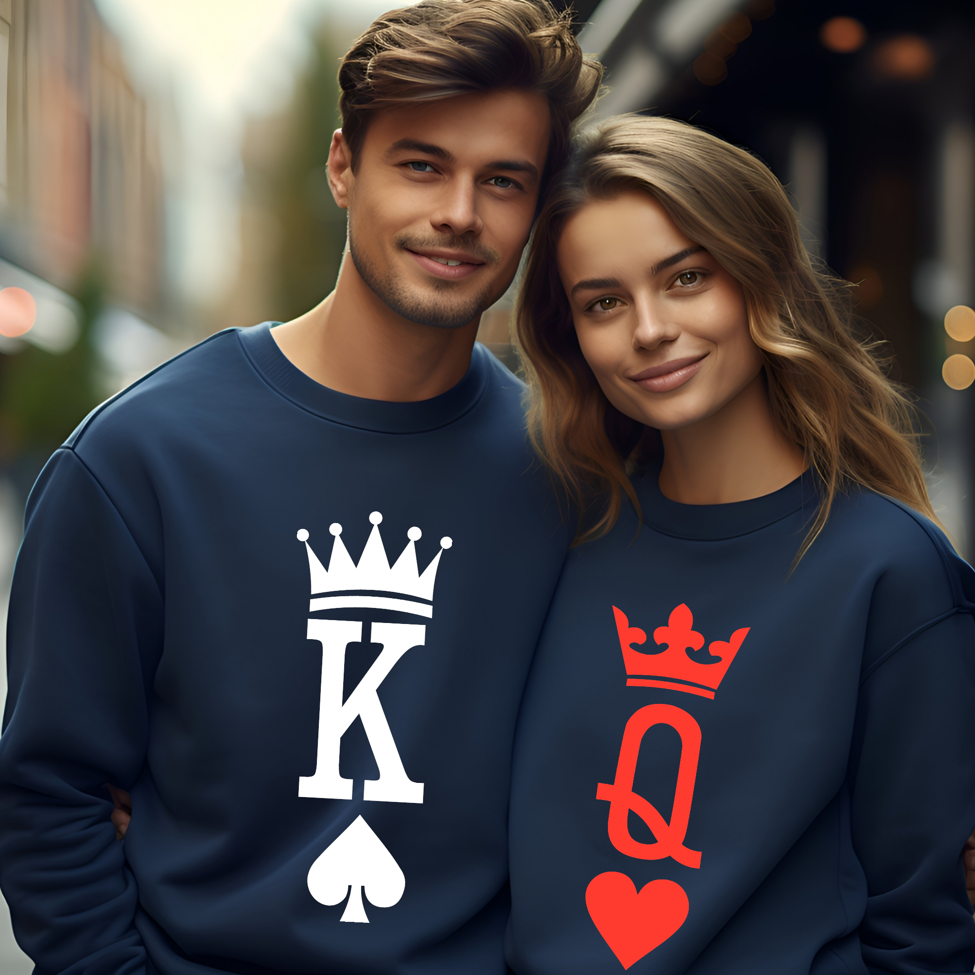 Sudadera King Queen Parejas