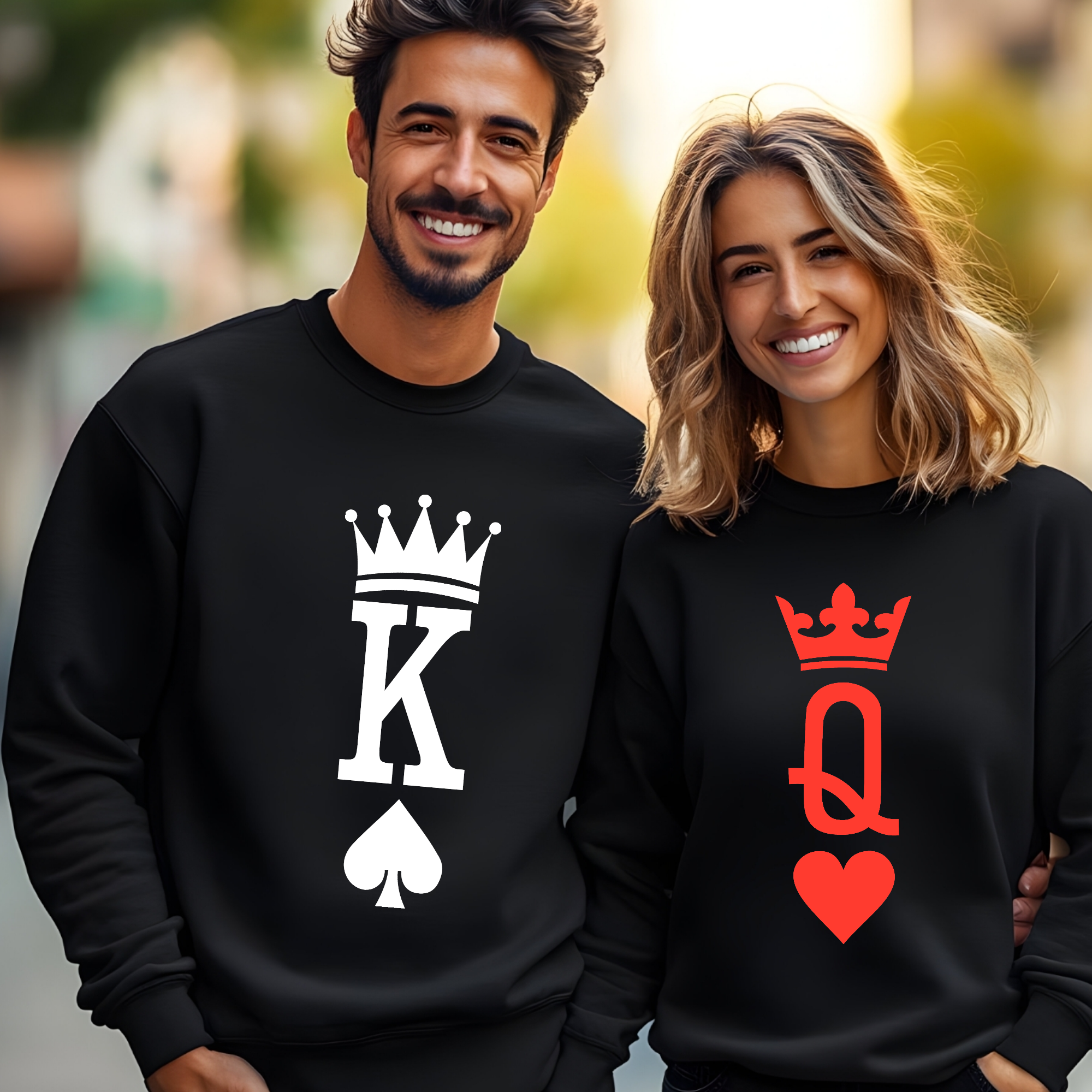 Sudadera King Queen Parejas