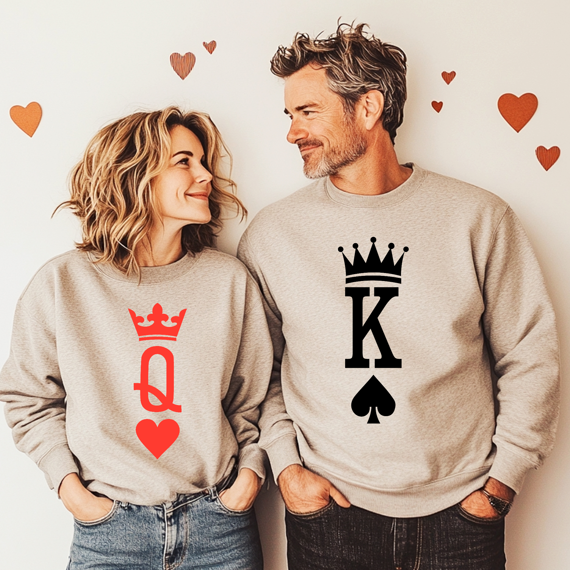 Sudadera King Queen Parejas