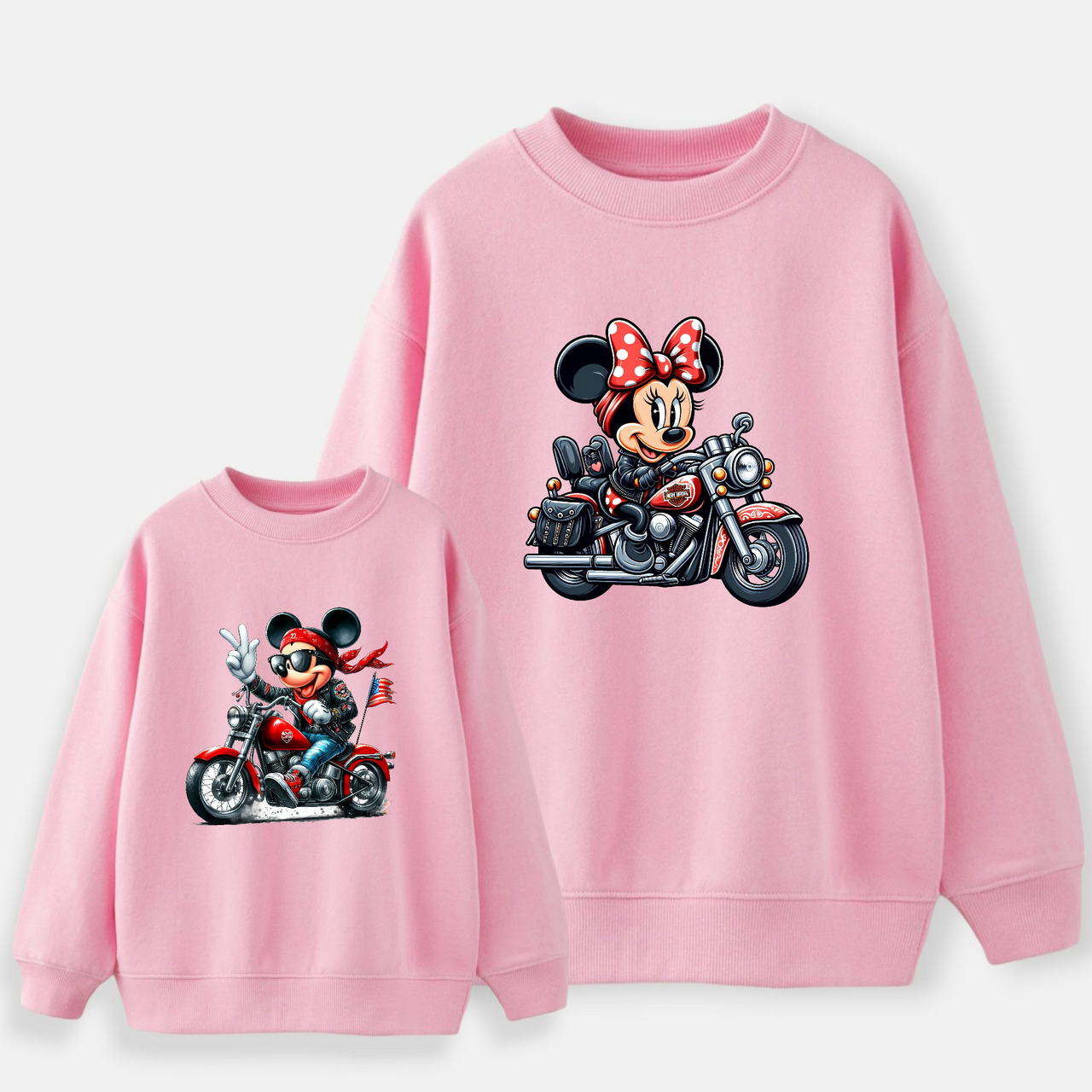 Sudadera Mickey-Minnie Moteros