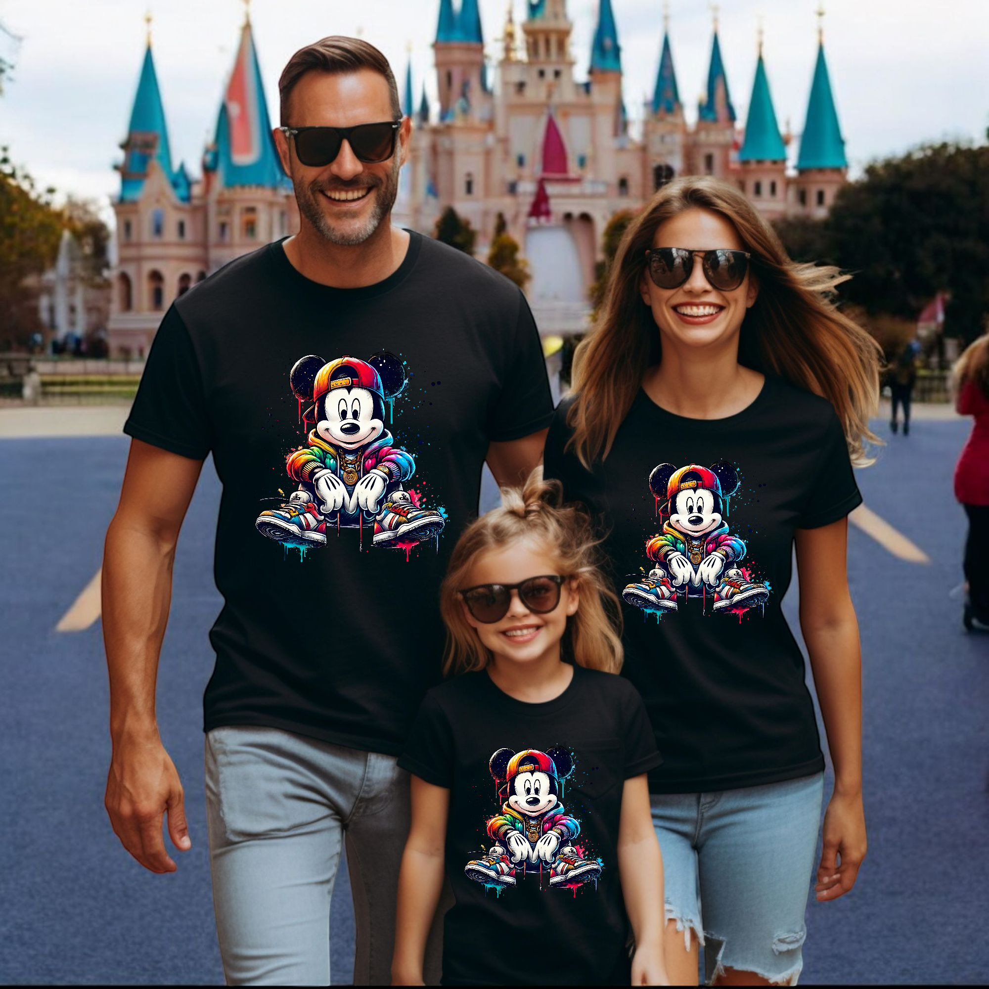 Camiseta Mickey sentado