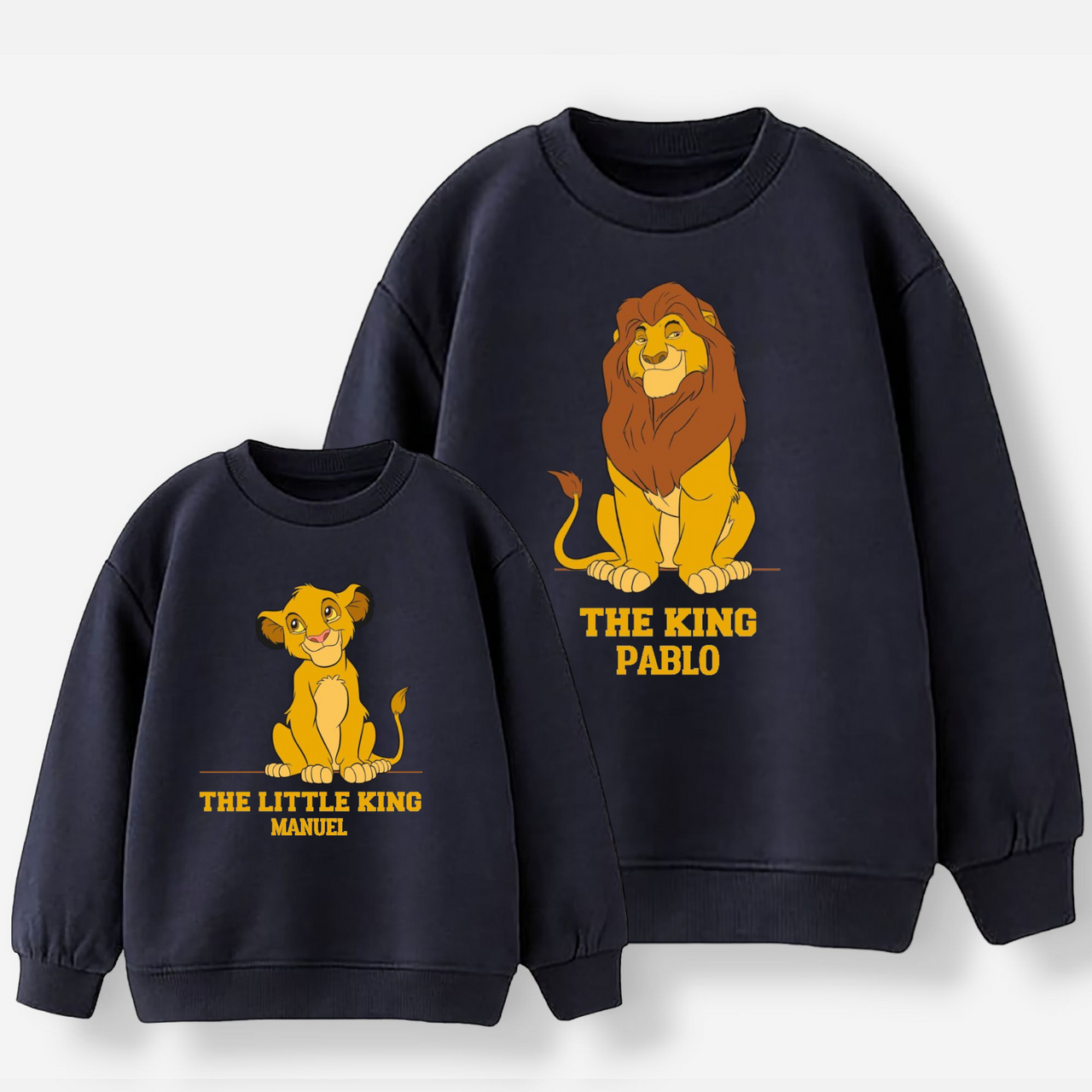 Sudadera Rey León Personalizada