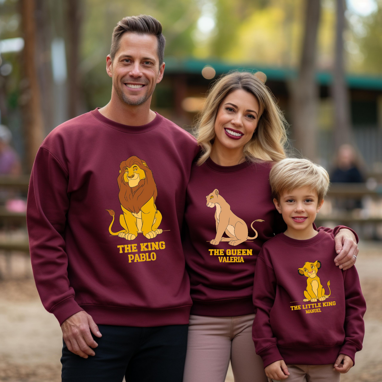 Sudadera Rey León Personalizada