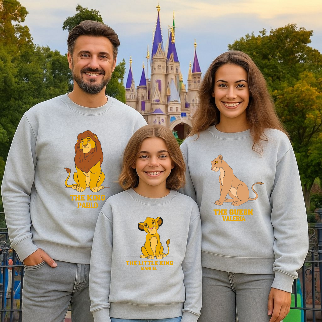 Sudadera Rey León Personalizada