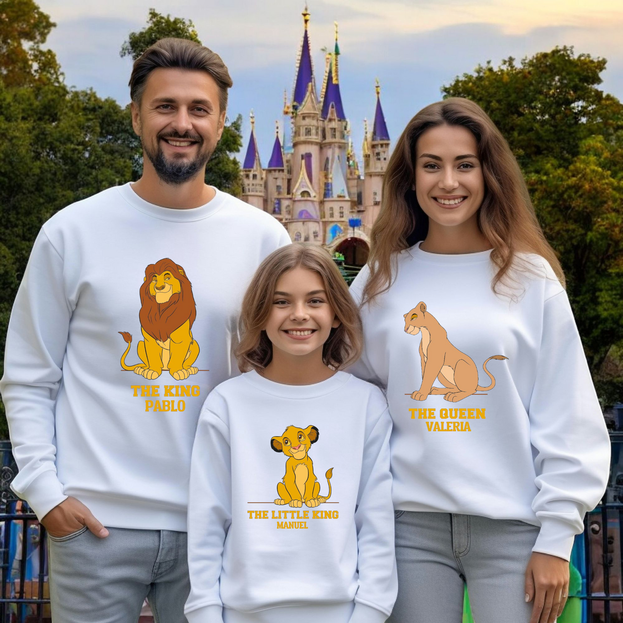 Sudadera Rey León Personalizada