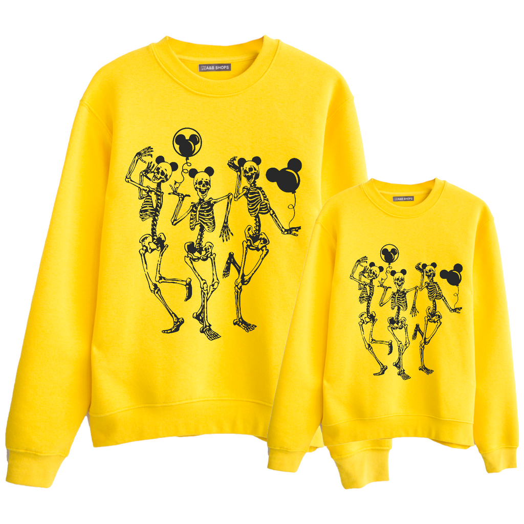 Sudadera Disney skeletons