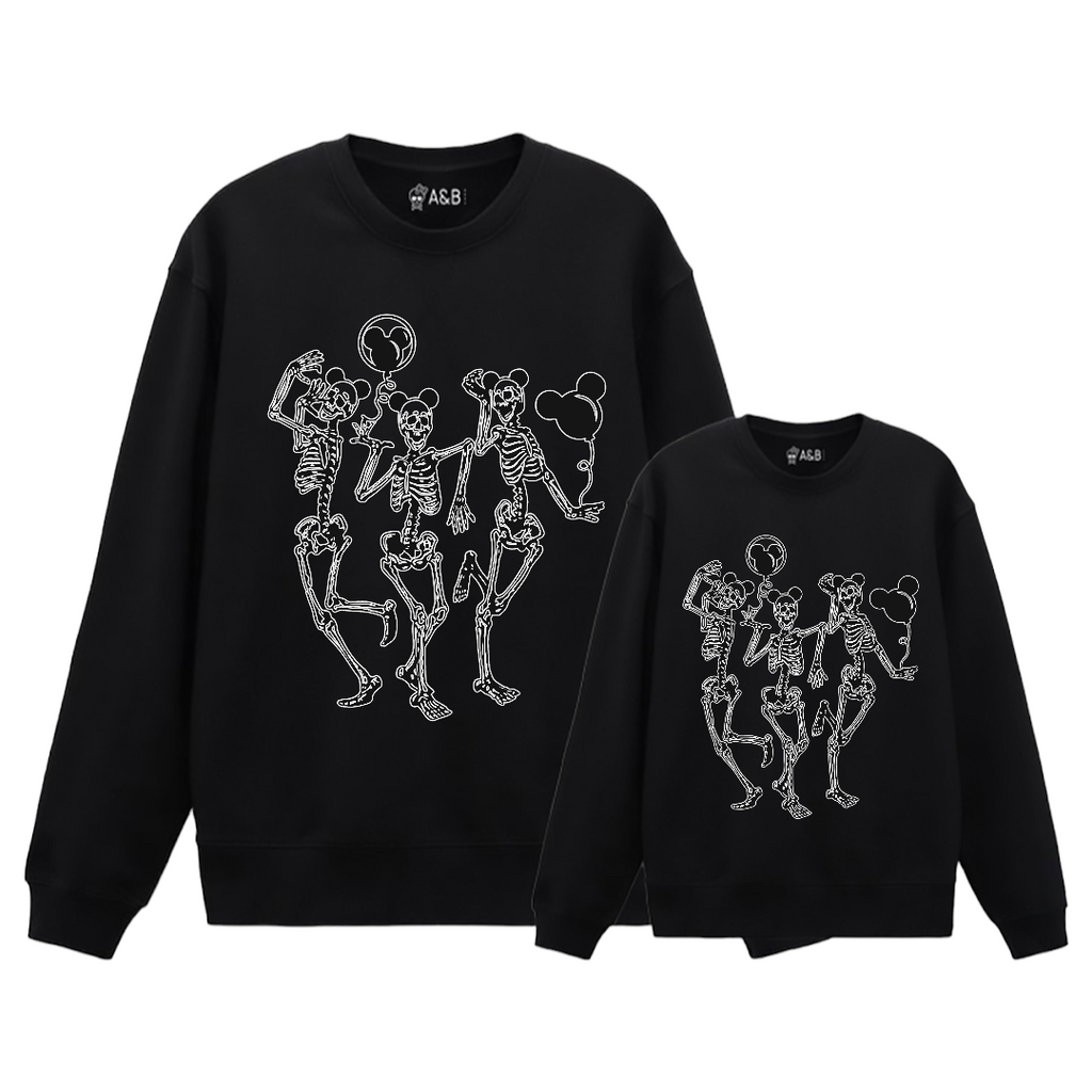 Sudadera Disney skeletons