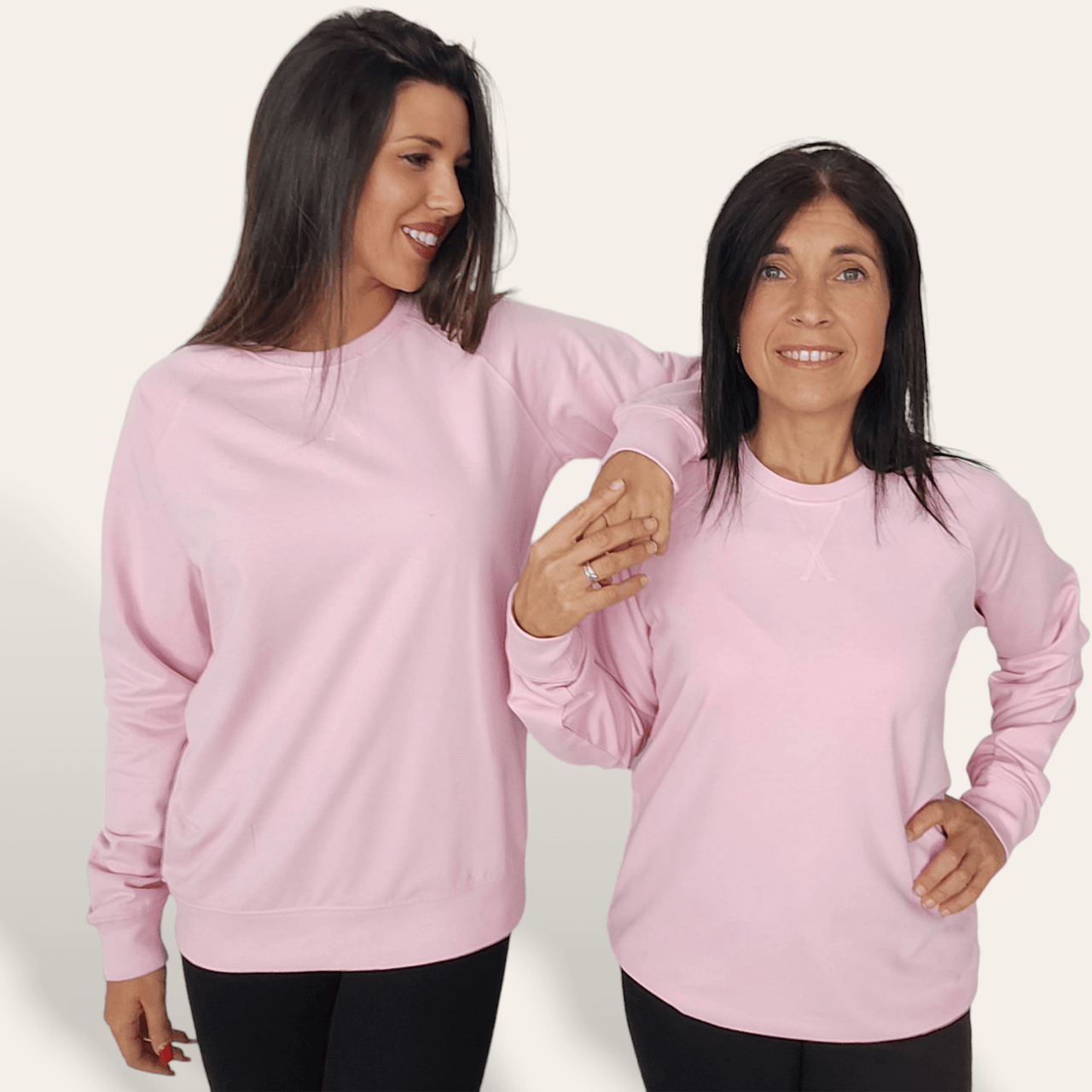 Sudadera Básica Rosa