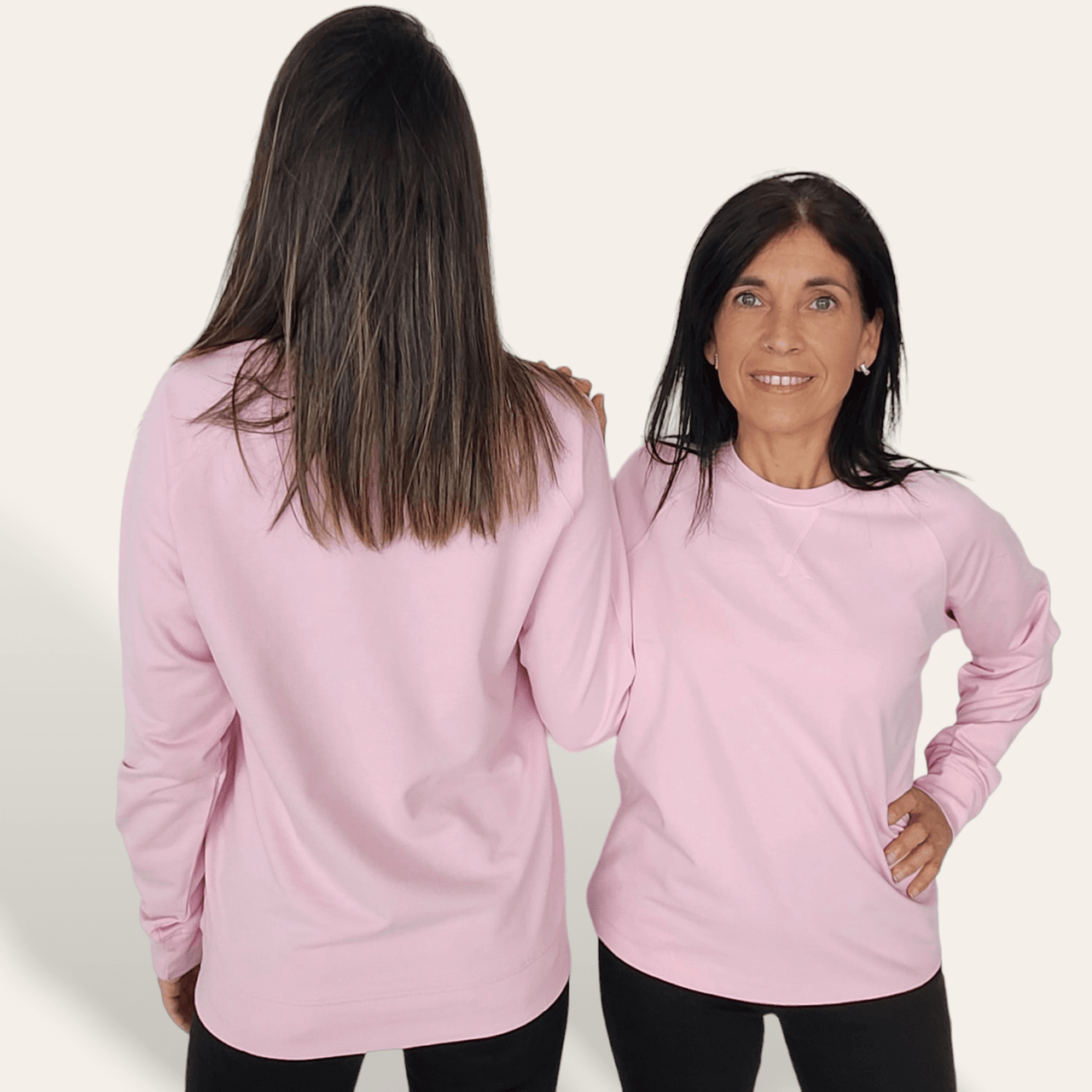 Sudadera Básica Rosa