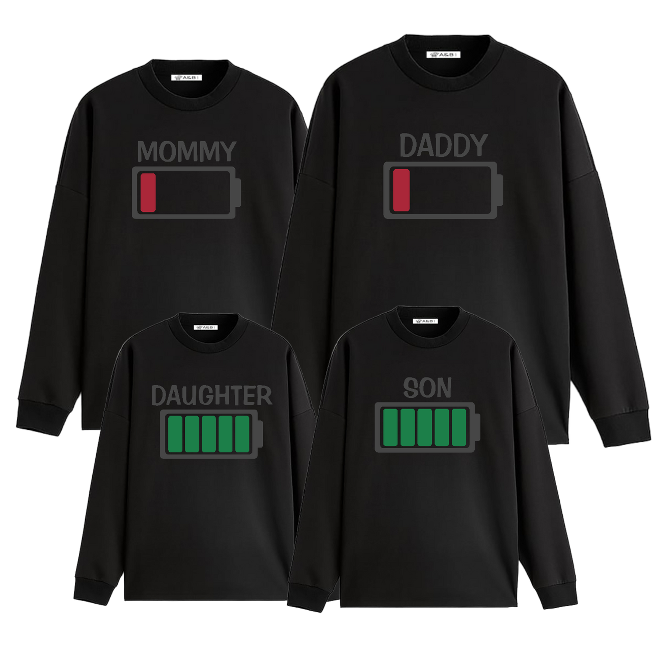 Sudadera Battery. Sudaderas para toda la familia