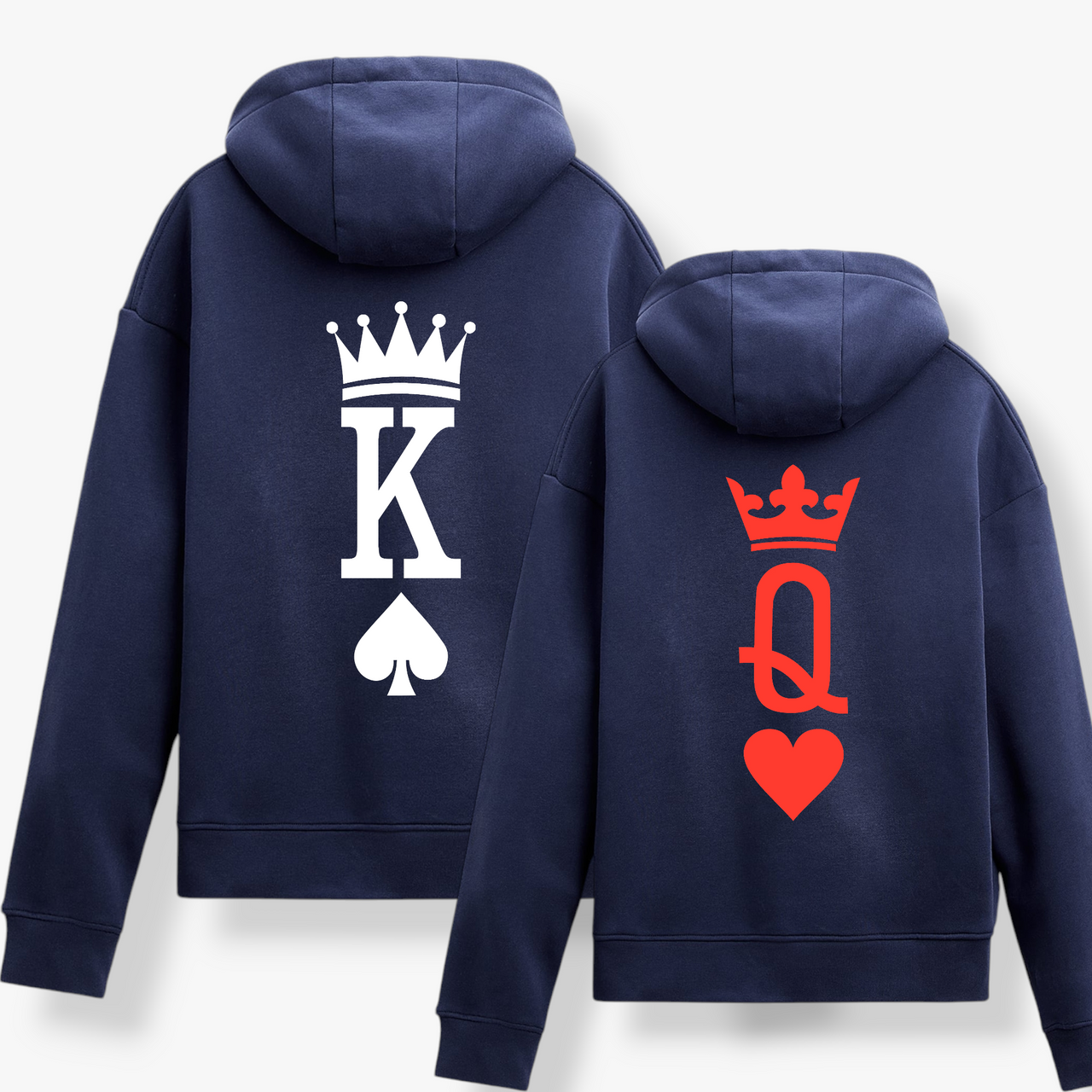 Sudadera Capucha King Queen Parejas